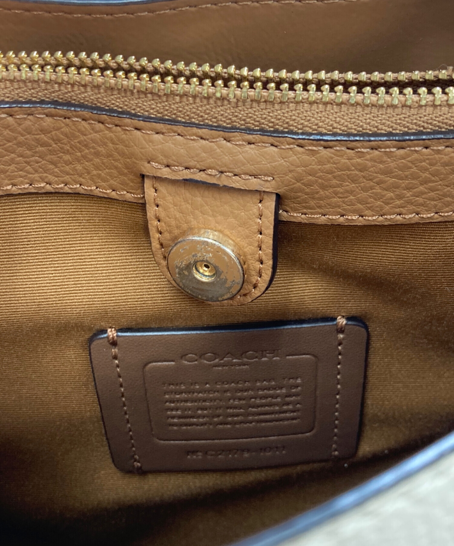 中古・古着通販】COACH (コーチ) スモール タウン バケットバッグ 