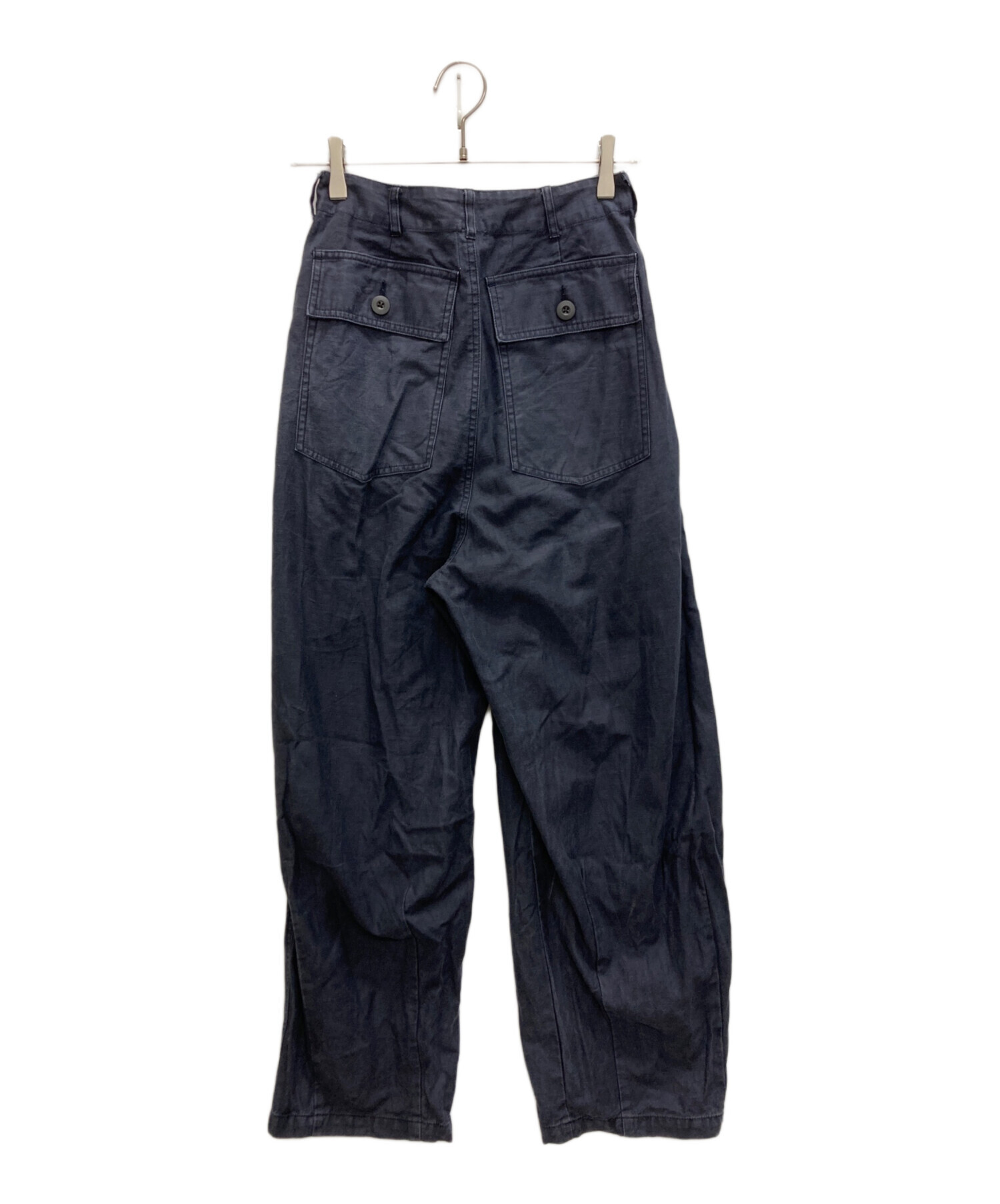 RHC ロンハーマン　ワイドミリタリーパンツ　NAVY 中古・古着通販】RHC Ron Herman (アールエイチシー ロンハーマン