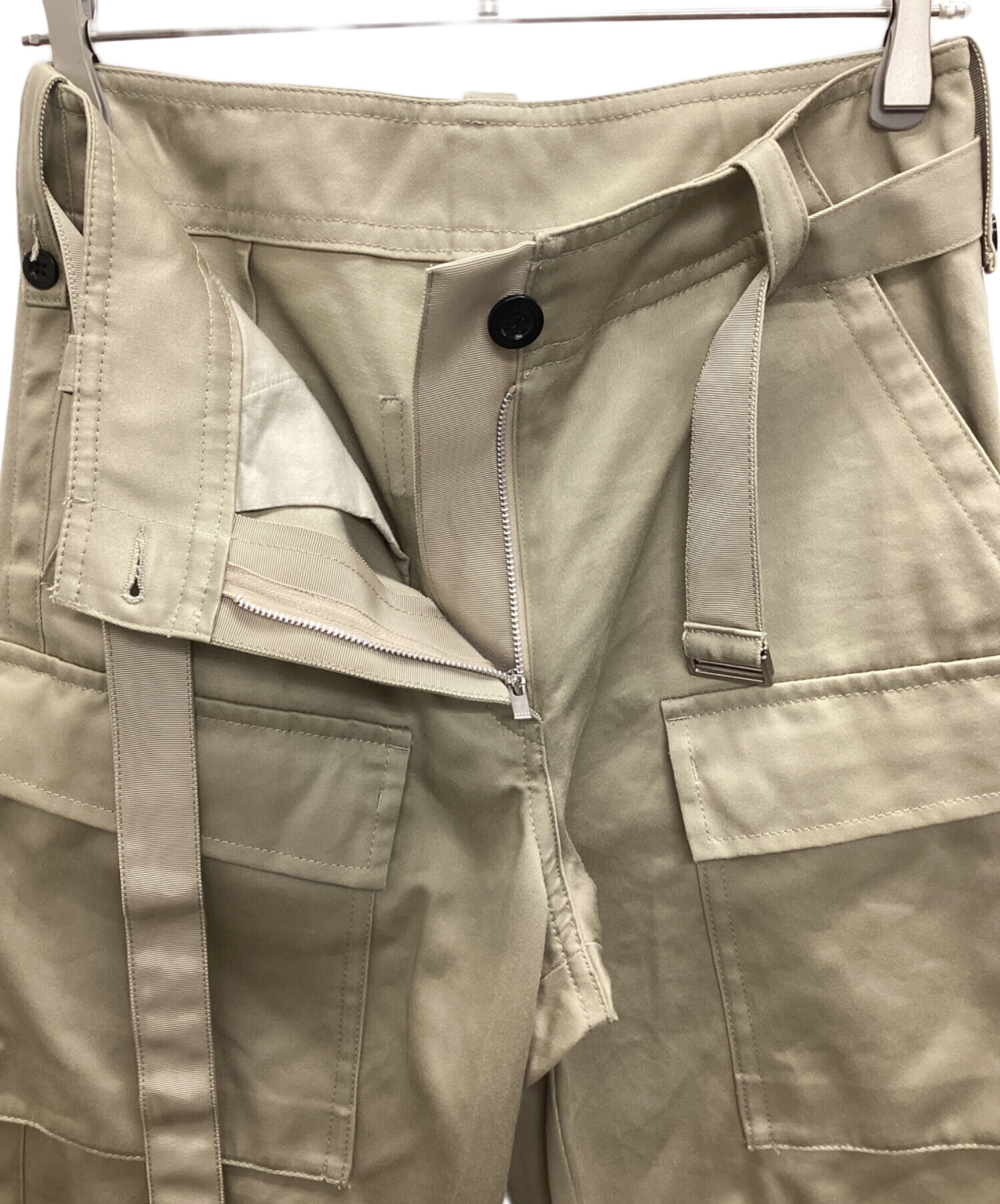 中古・古着通販】sacai (サカイ) Cotton Chino Pants ベージュ サイズ 