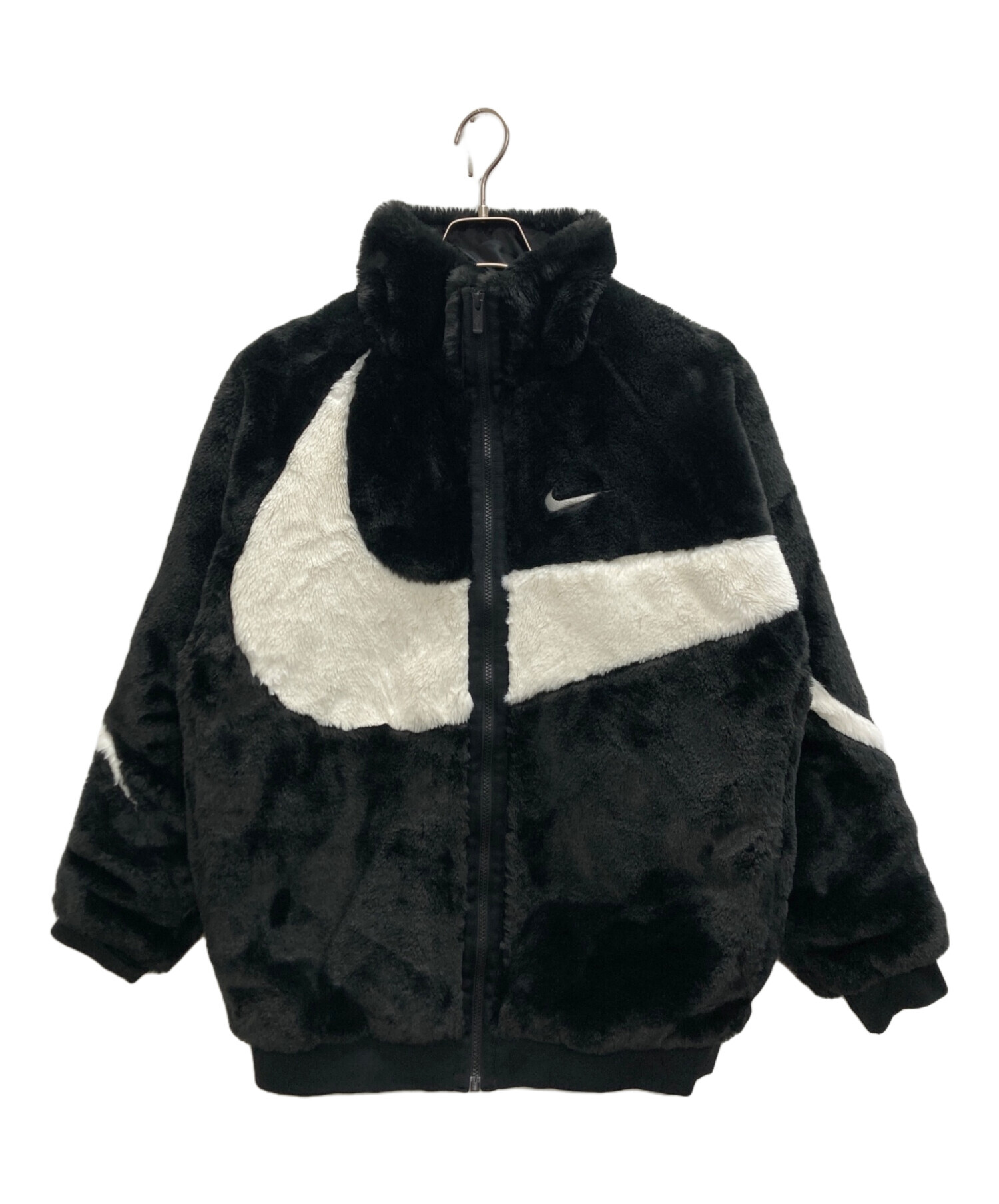 中古・古着通販】NIKE (ナイキ) ビッグ スウッシュ ファー ジャケット