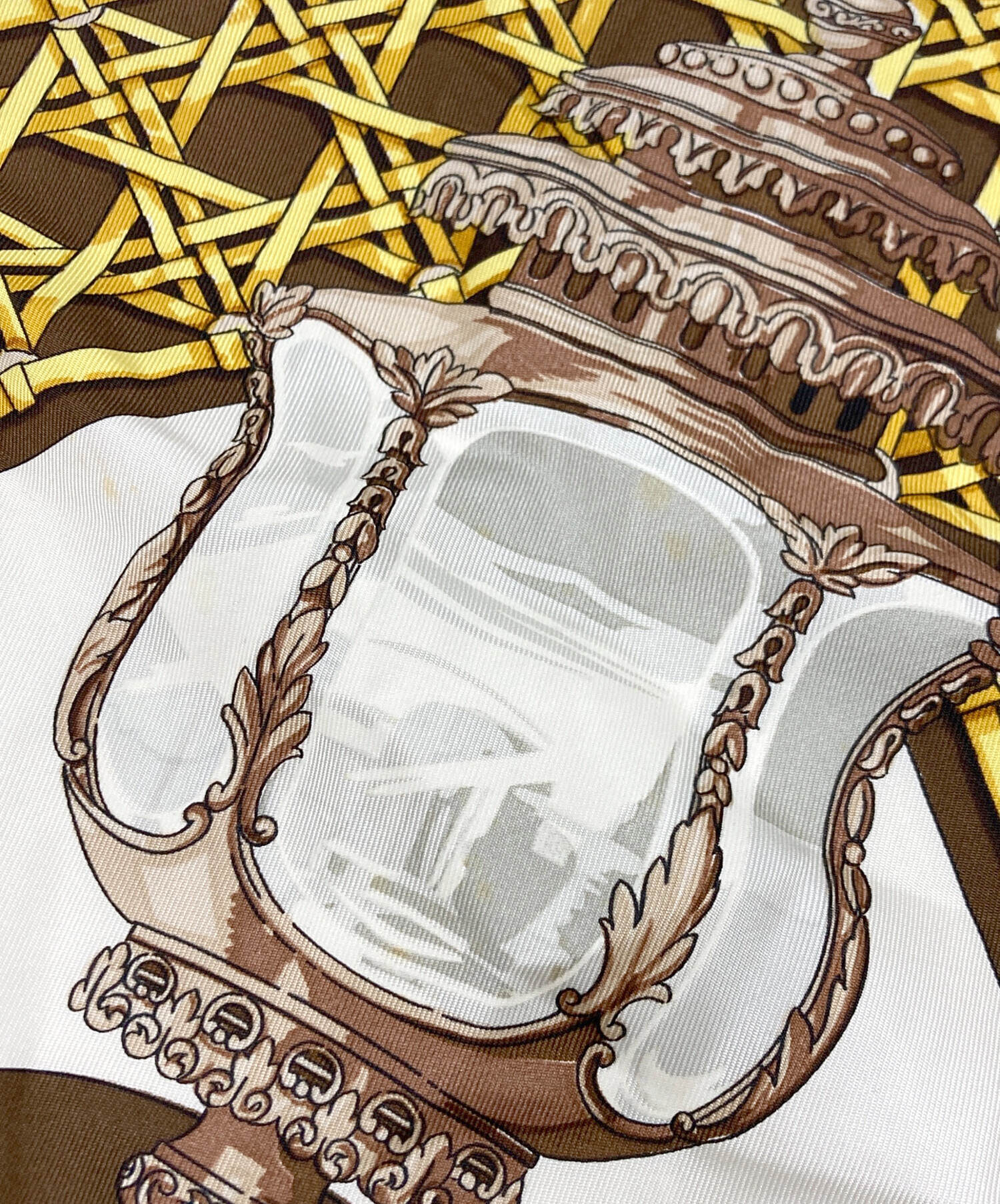 ☆エルメス　スカーフ☆ HERMES】お洒落☆140 Les Roues de Phaeton Bandana スカーフ (HERMES