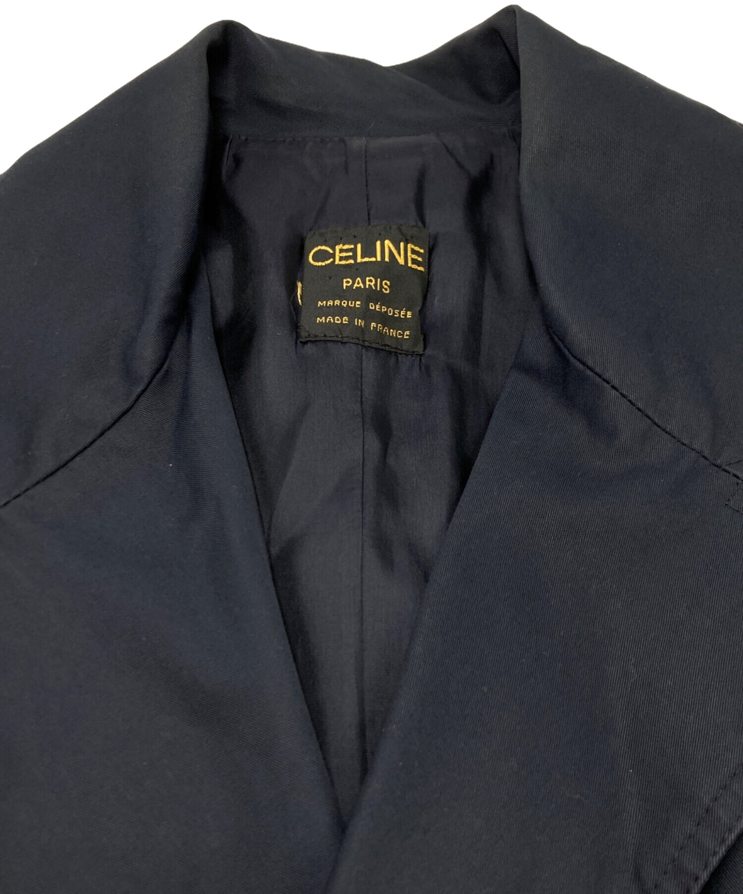 希少品✨セリーヌ 金ボタン ナポレオンコート トリオンフボタン ウール ベロア 希少品✨セリーヌ 金ボタン ナポレオンコート トリオンフボタン