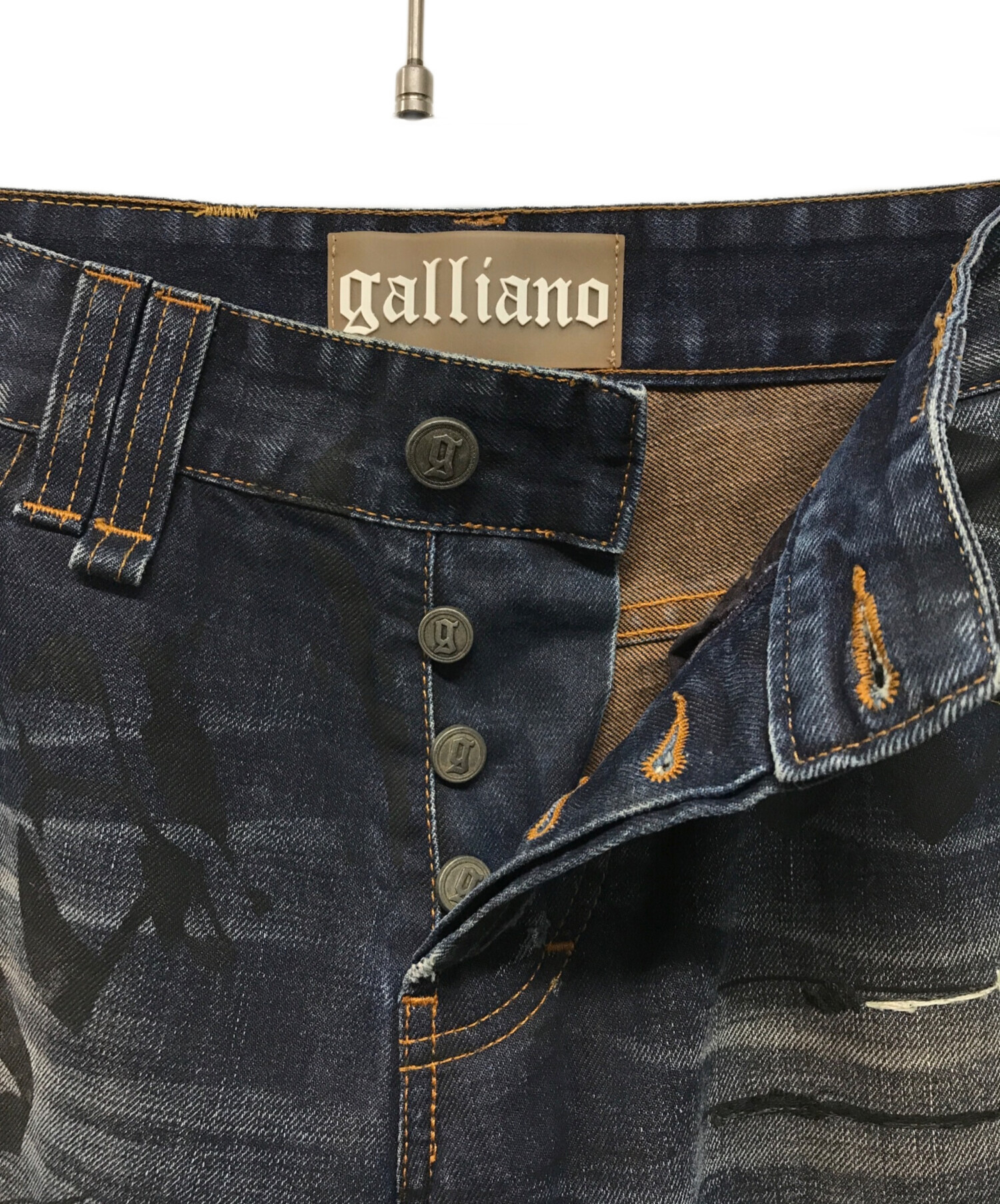 中古・古着通販】GALLIANO (ガリアーノ) スキニーデニムパンツ