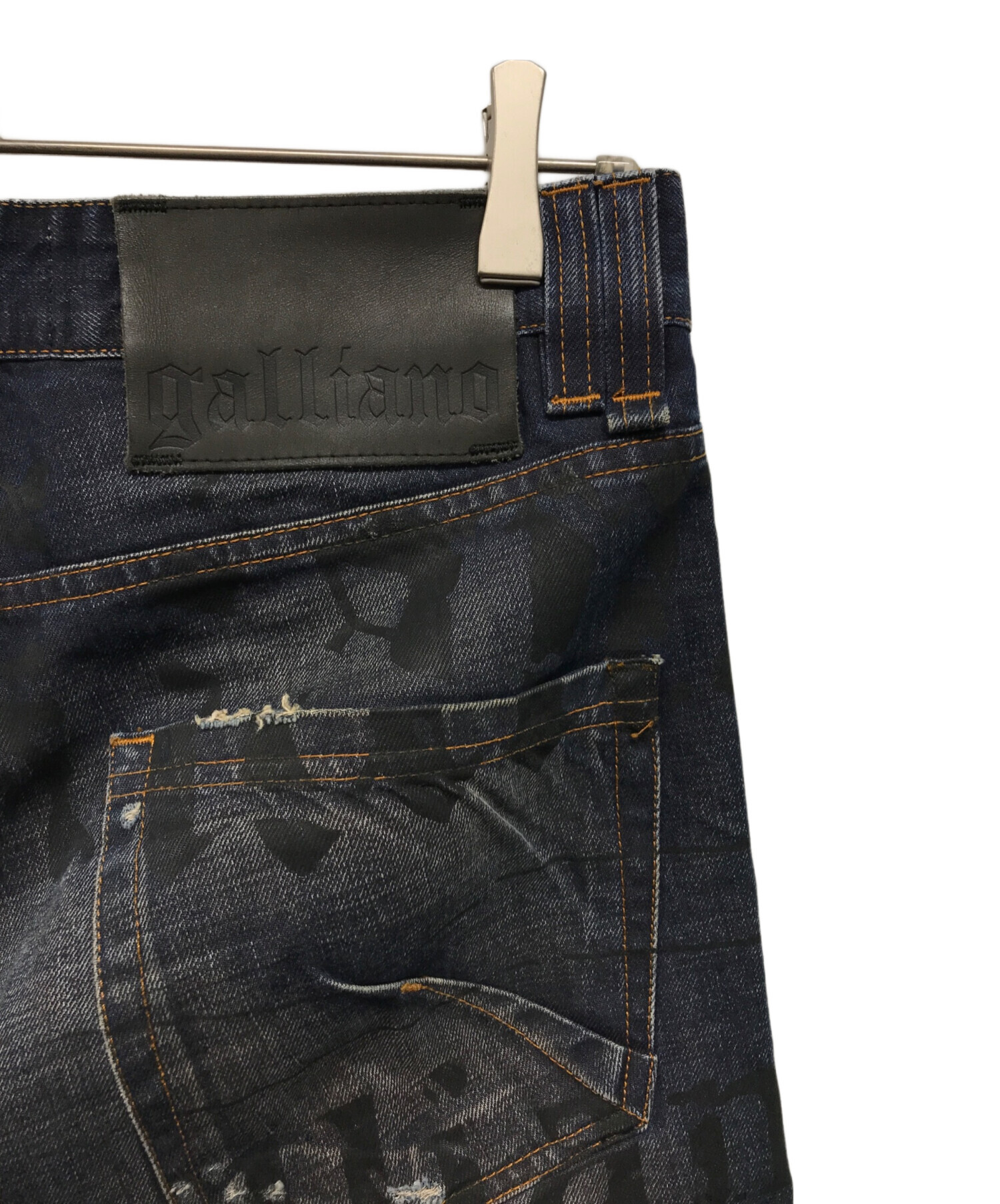 中古・古着通販】GALLIANO (ガリアーノ) スキニーデニムパンツ