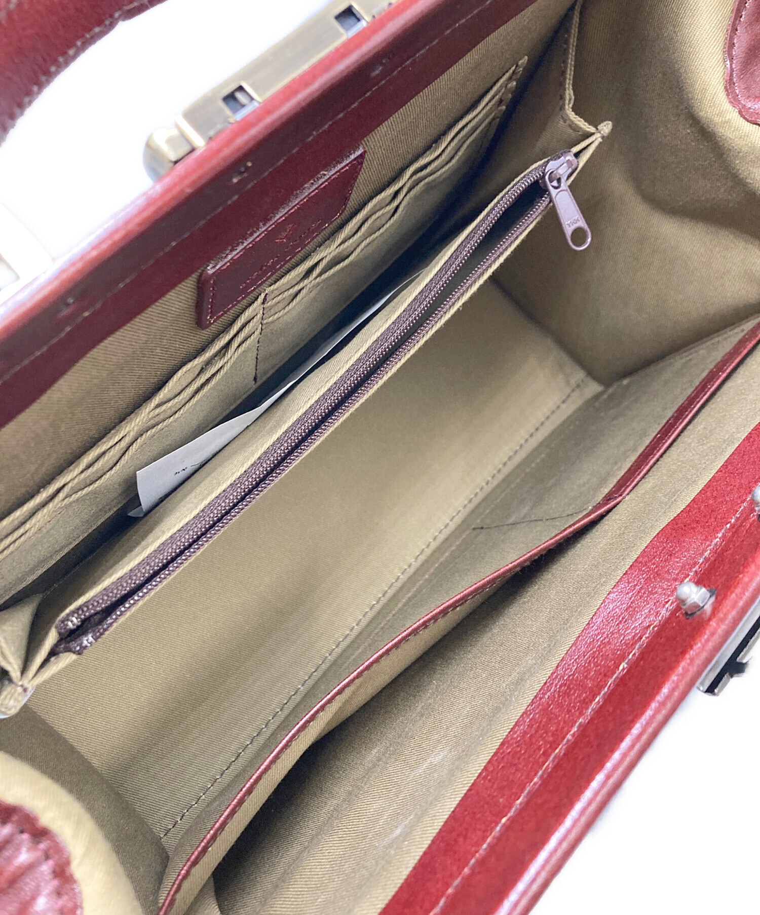 中古・古着通販】ATELIER CODEL (アトリエコデル) ダレスバッグ ワイン