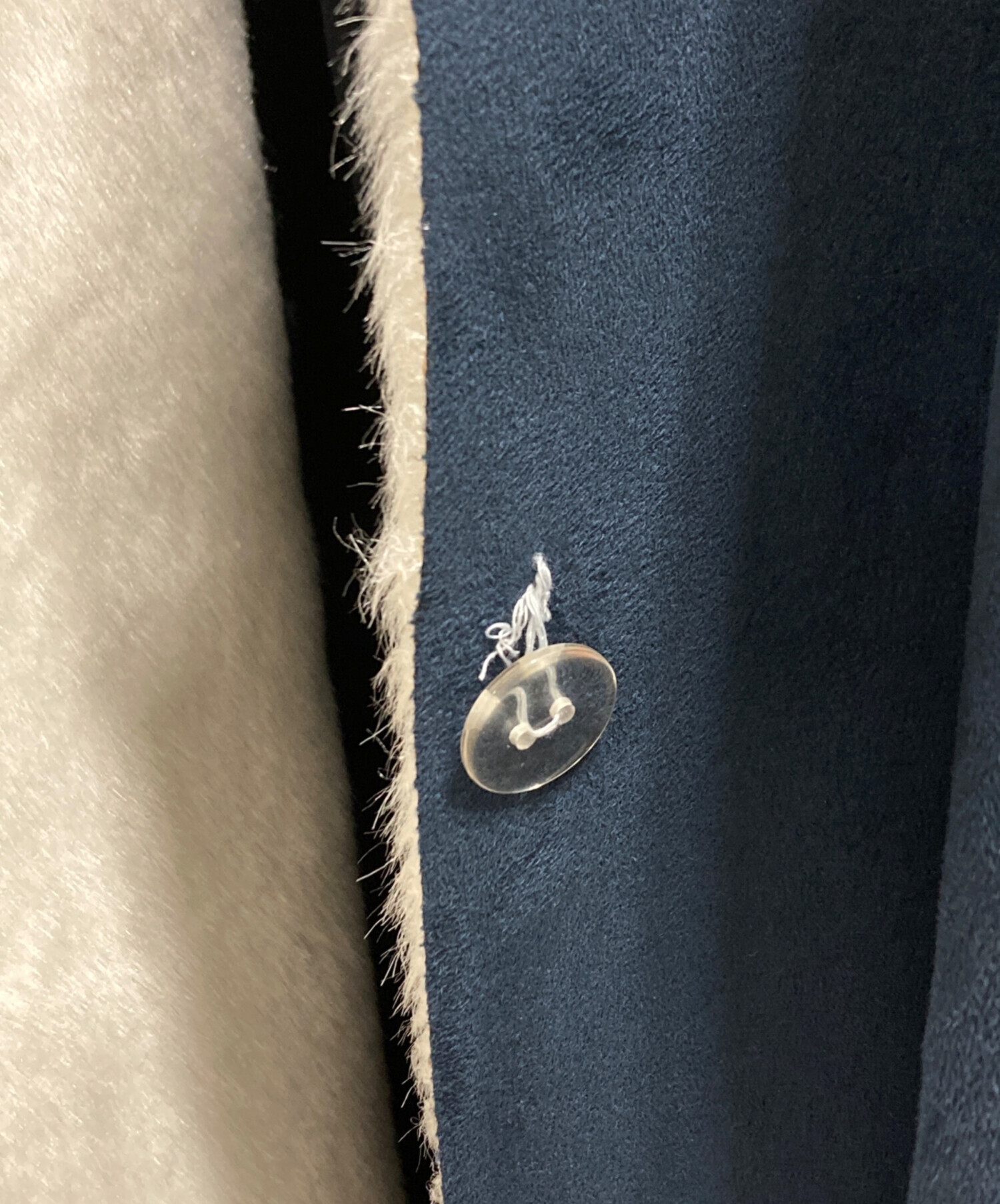 中古・古着通販】YOSOOU (ヨソオウ) 切替ダウンコート ネイビー サイズ