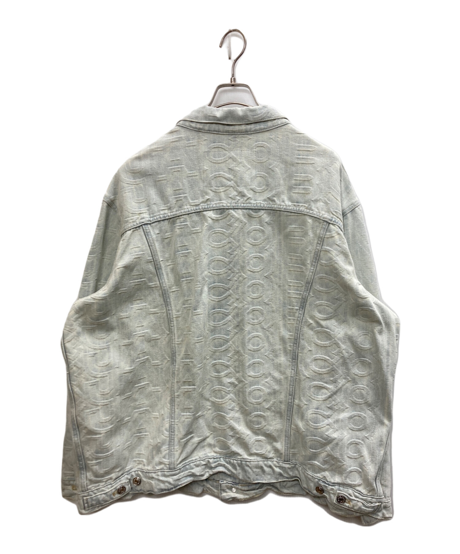 MARC JACOBS モノグラム デニムジャケット 中古・古着通販】MARC JACOBS (マークジェイコブズ) モノグラム