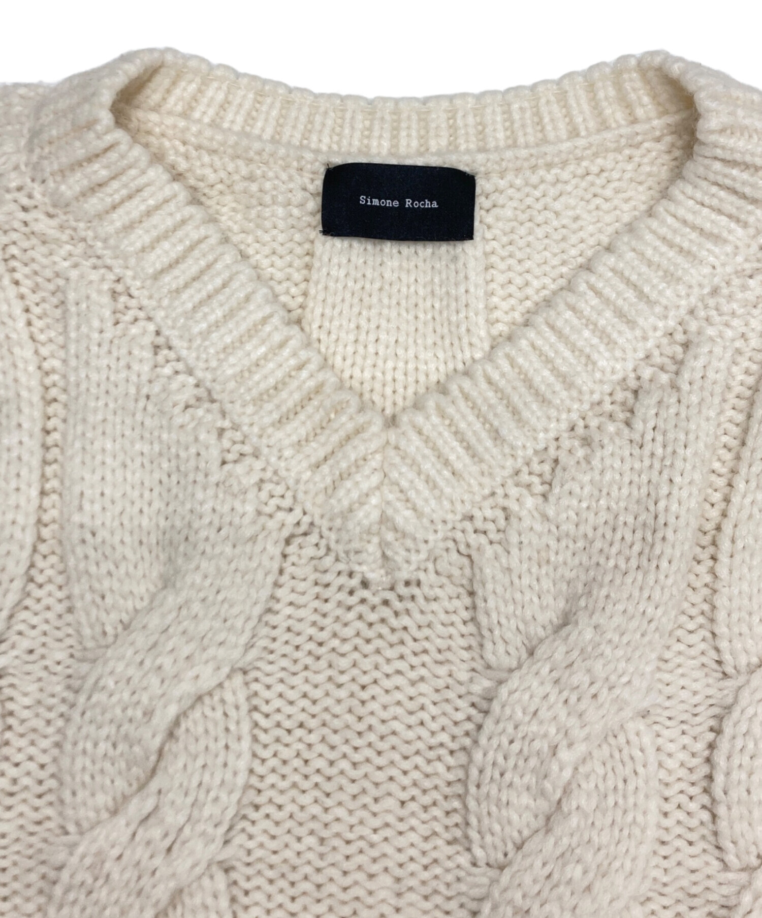 新品未使用SIMONE ROCHAリボンカットソー IVORY サイズM Simone Rocha ウィメンズ トップス通販 - FARFETCH