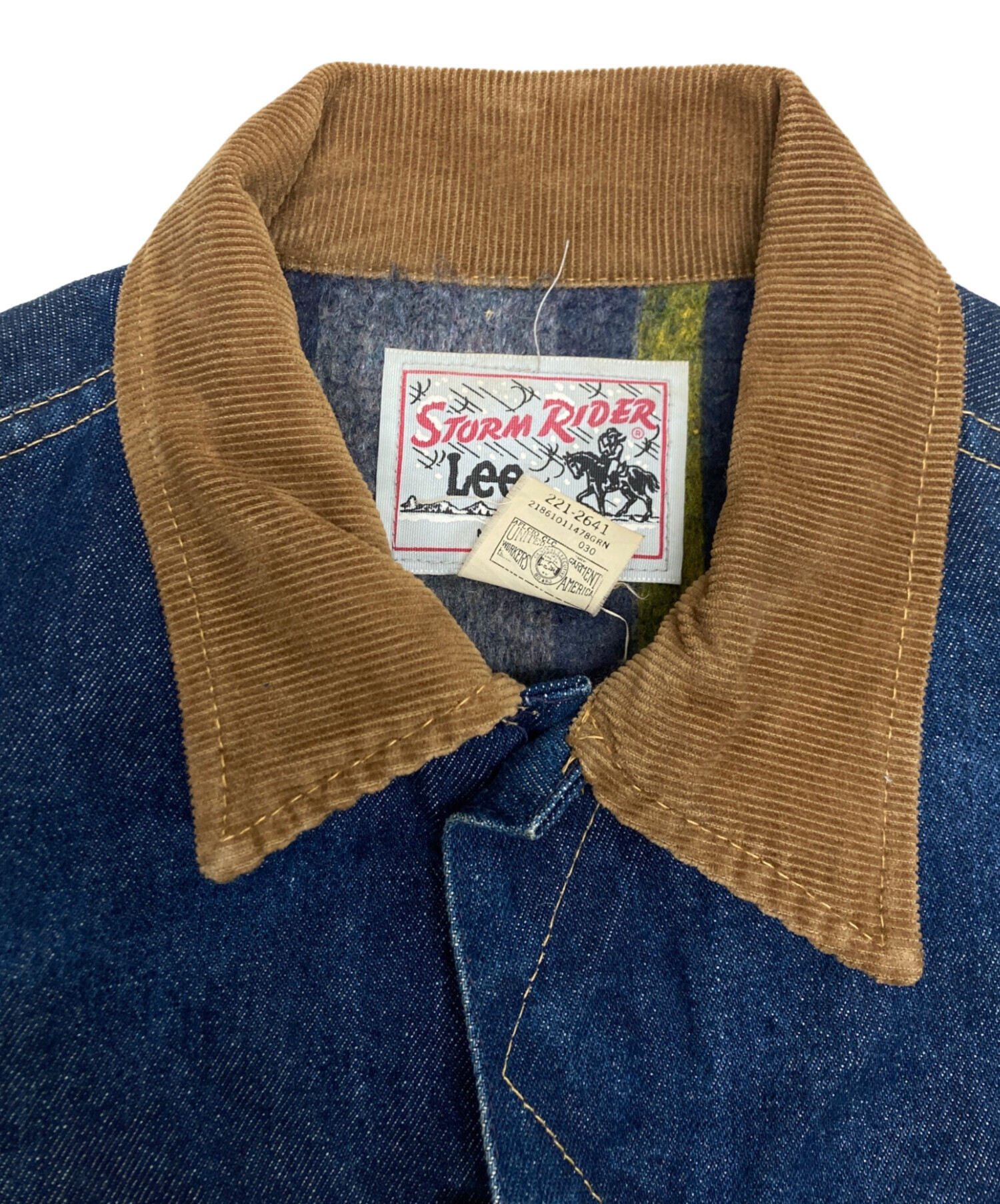 中古・古着通販】LEE (リー) STORM RIDER DENIM JACKET インディゴ