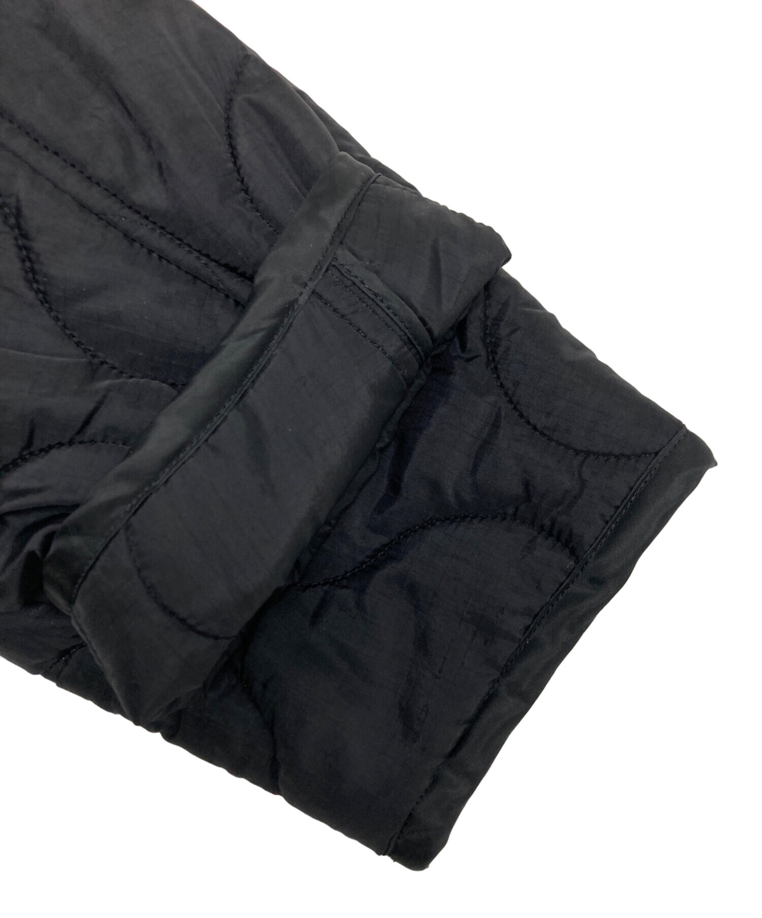 中古・古着通販】HYKE (ハイク) QUILTED LINER JACKET ブラック サイズ 