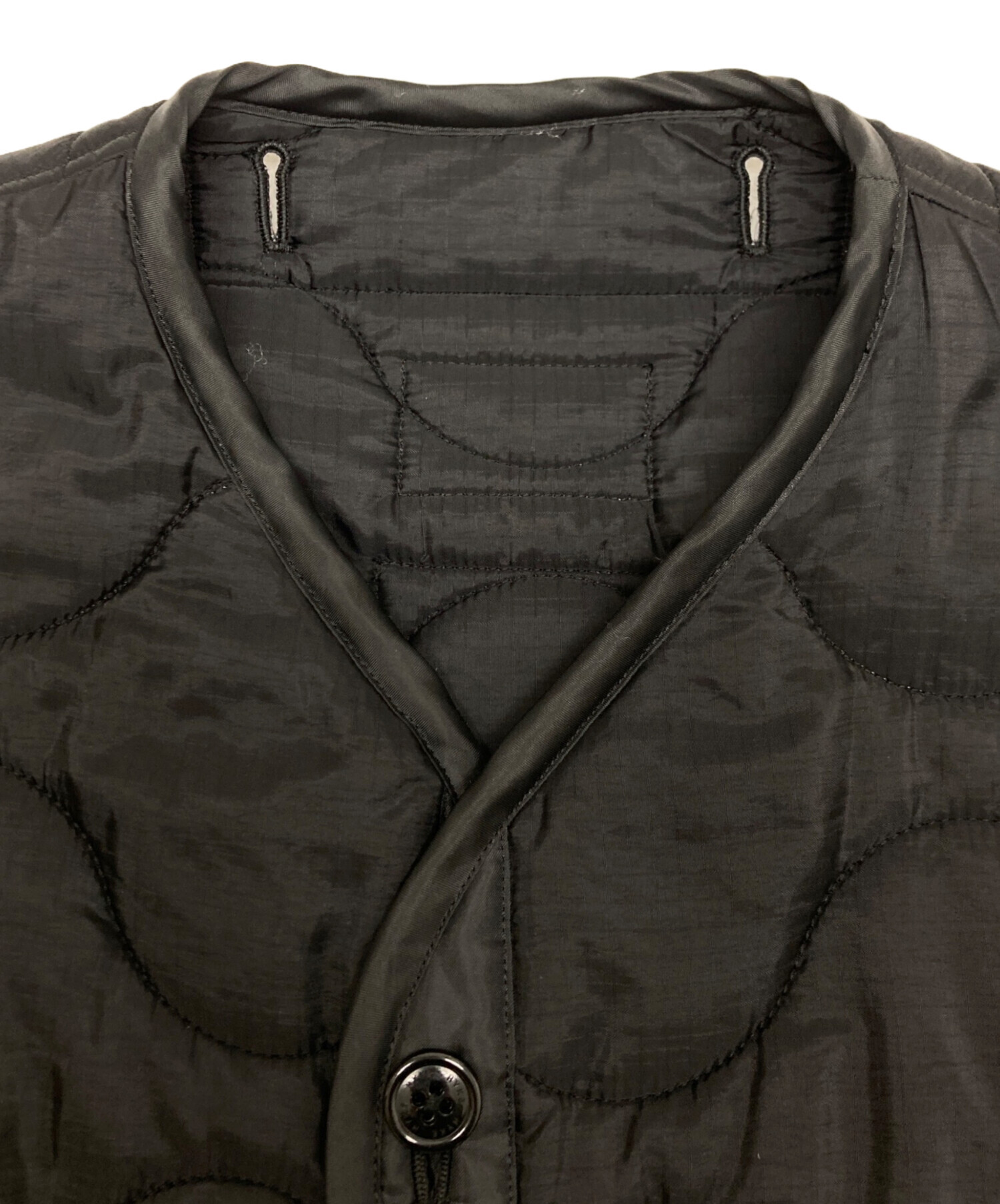 中古・古着通販】HYKE (ハイク) QUILTED LINER JACKET ブラック サイズ