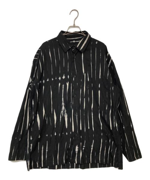 中古・古着通販】IM MEN (アイム メン) GIFT 絞り染シャツ ブラック