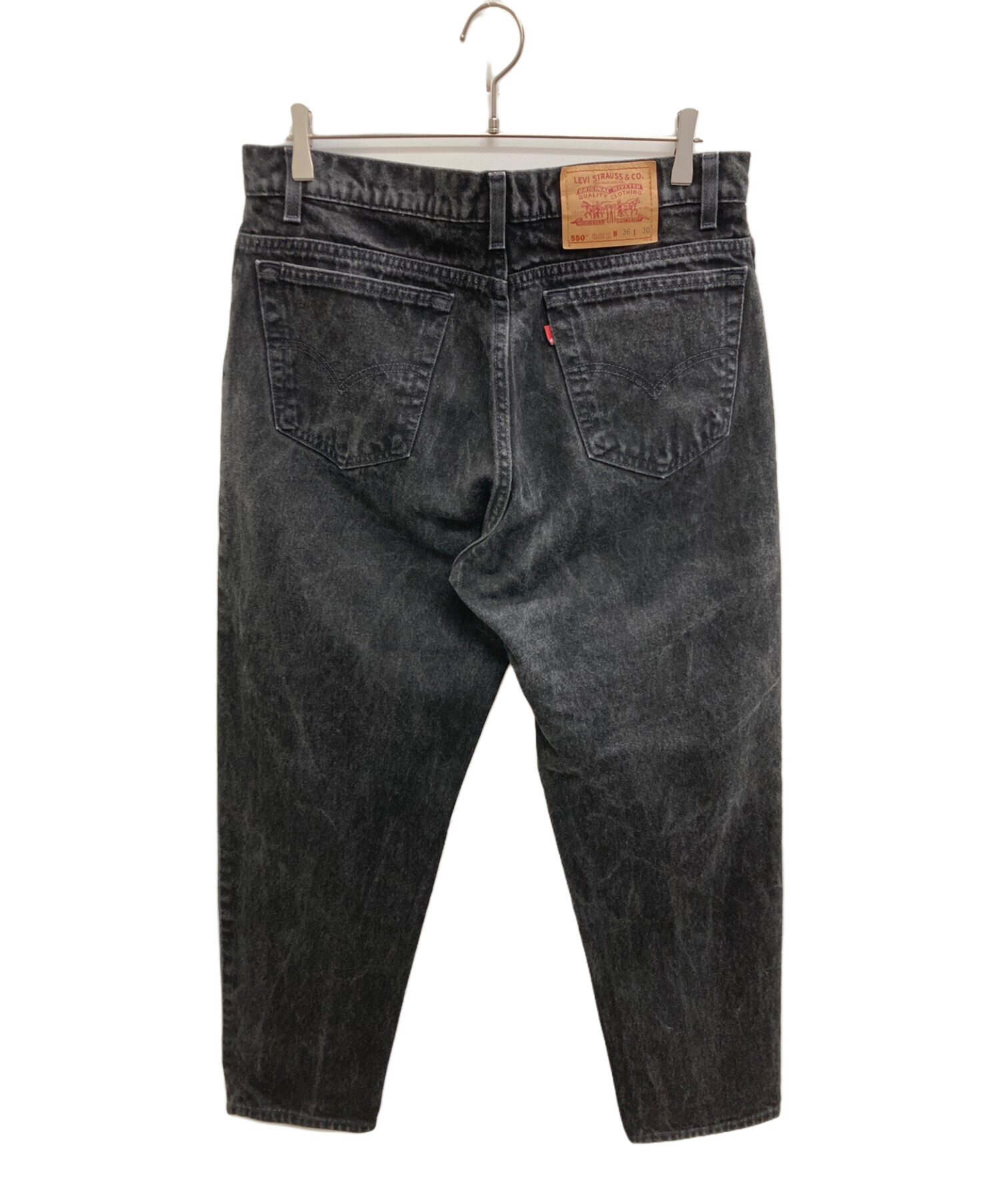 中古・古着通販】LEVI'S (リーバイス) ブラックデニムパンツ ブラック