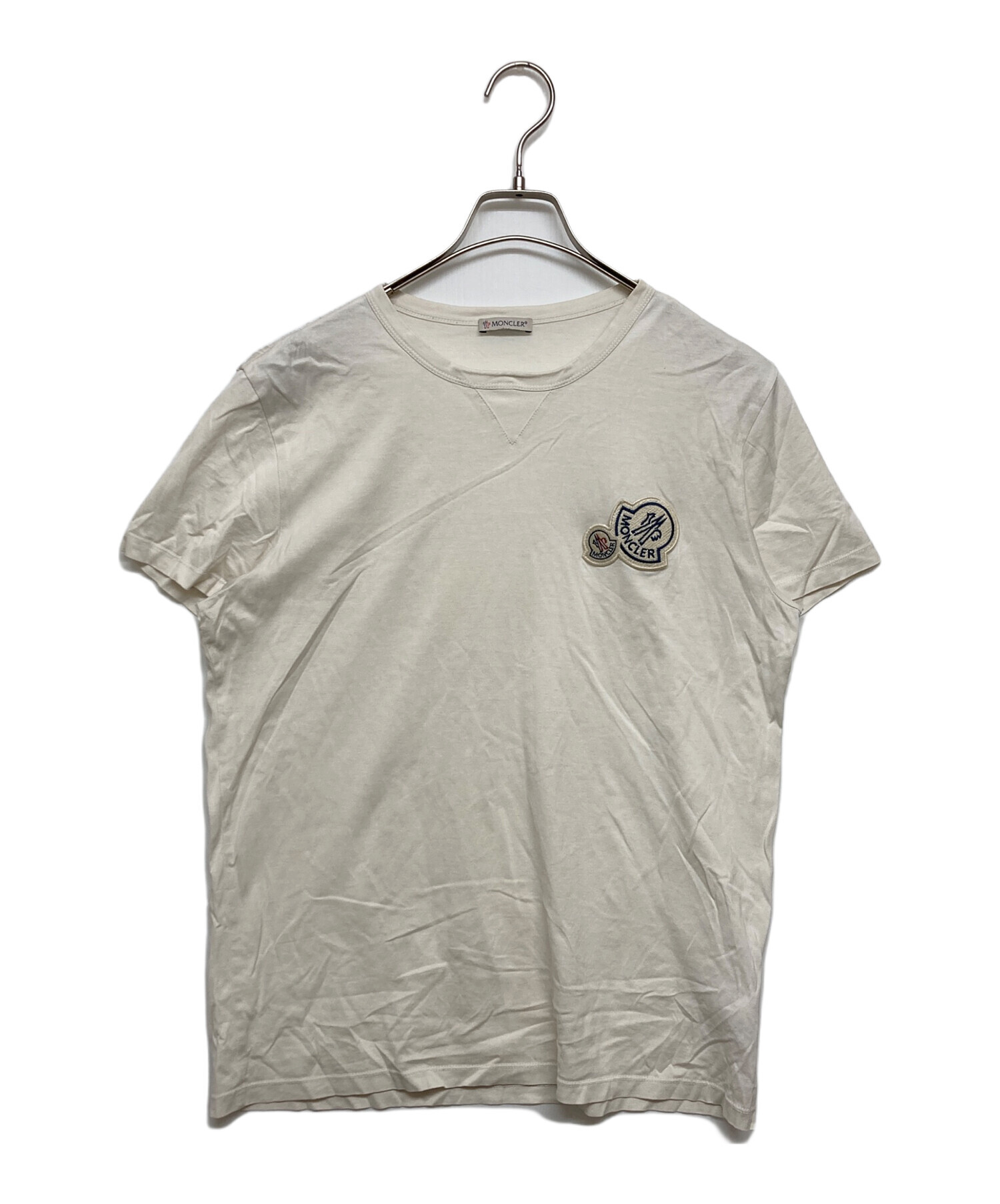 中古・古着通販】MONCLER (モンクレール) MAGLIA T-SHIRT ホワイト 