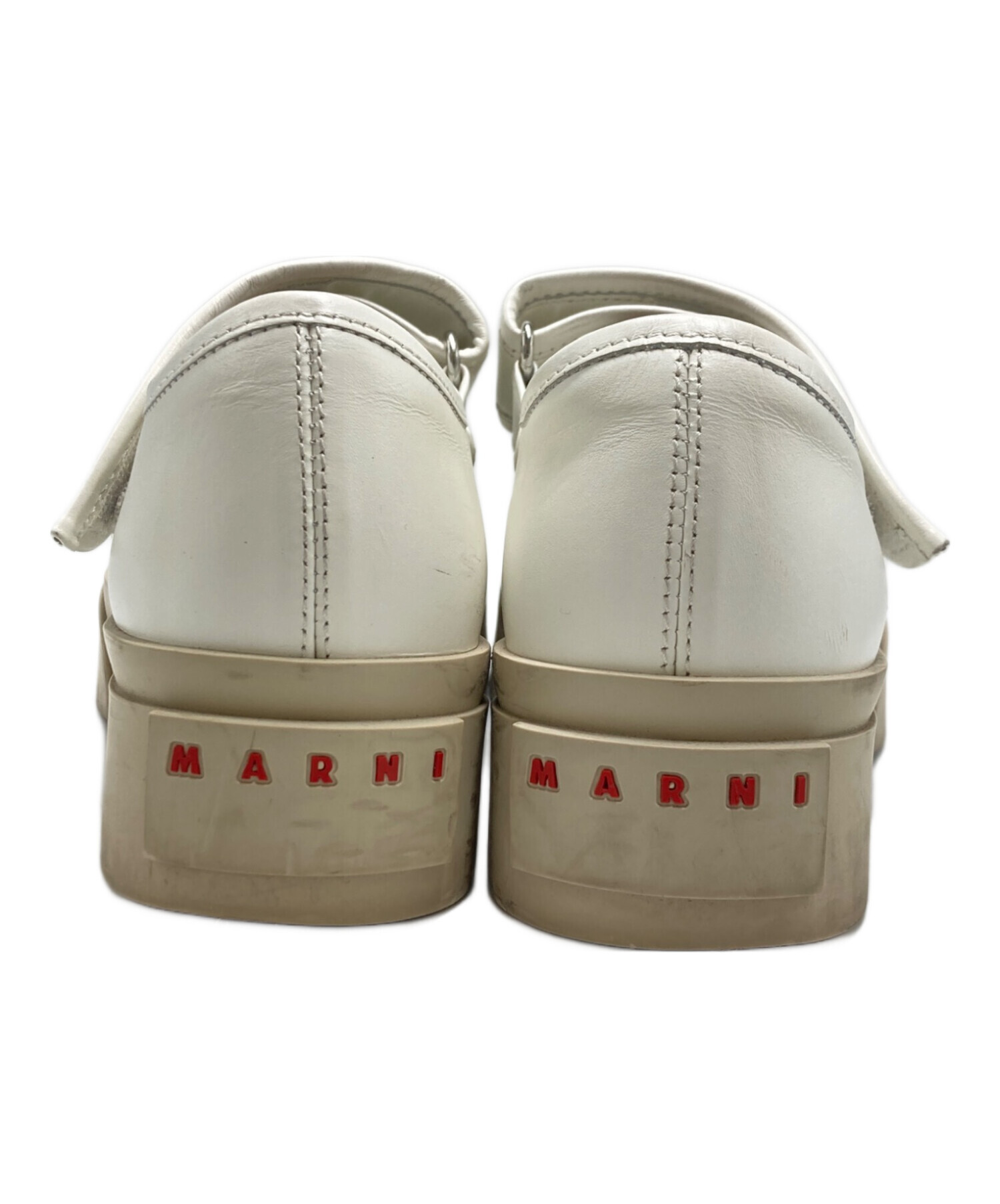 新品未使用　MARNI ホワイト/レッド スニーカー　32 20センチ 中古・古着通販】MARNI (マルニ) PABLO メリージェーンスニーカー