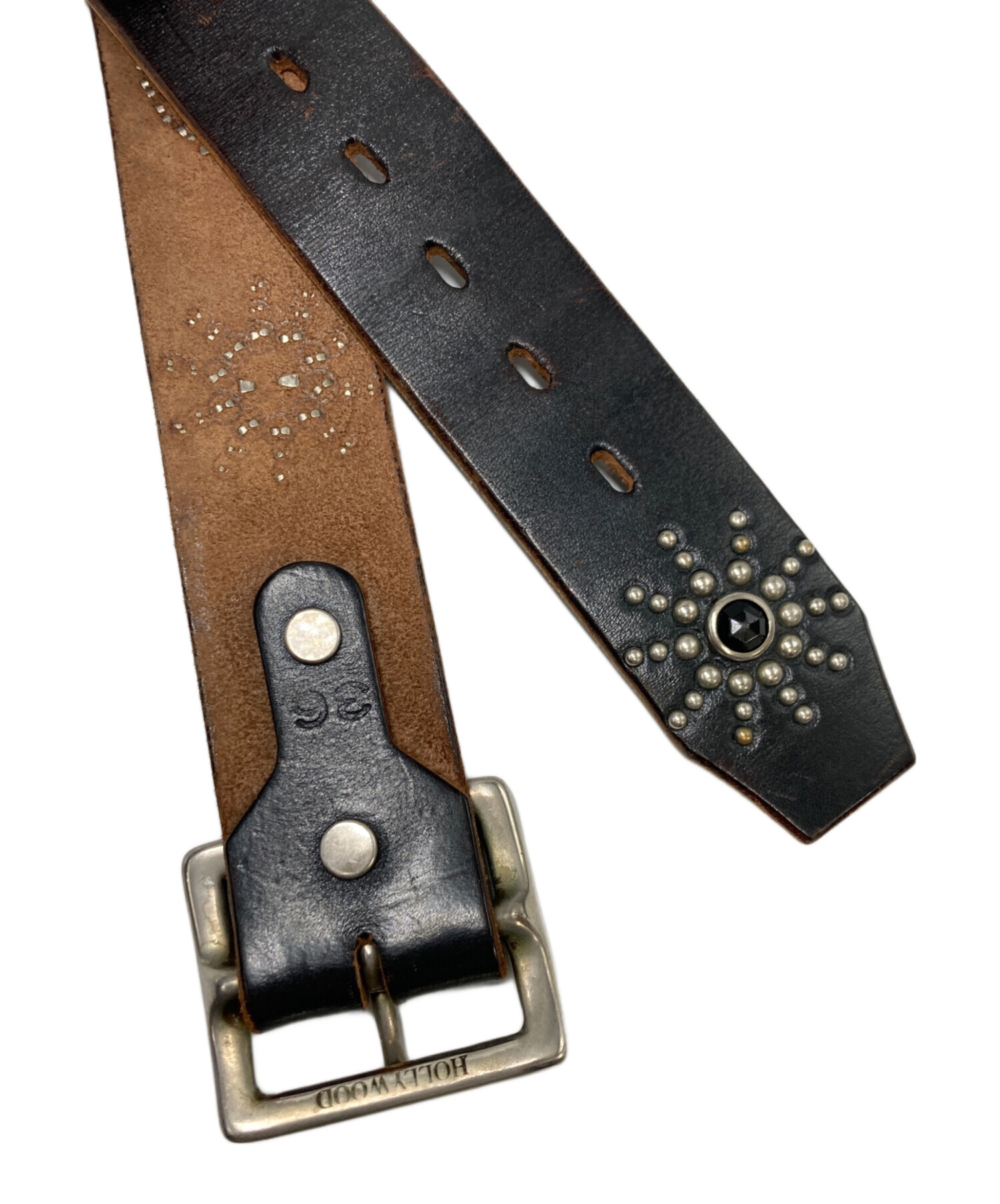 HTC オーバーレイピーナッツスタッズベルト スティングレイ 32inch HTC オーバーレイピーナッツスタッズベルト スティングレイ