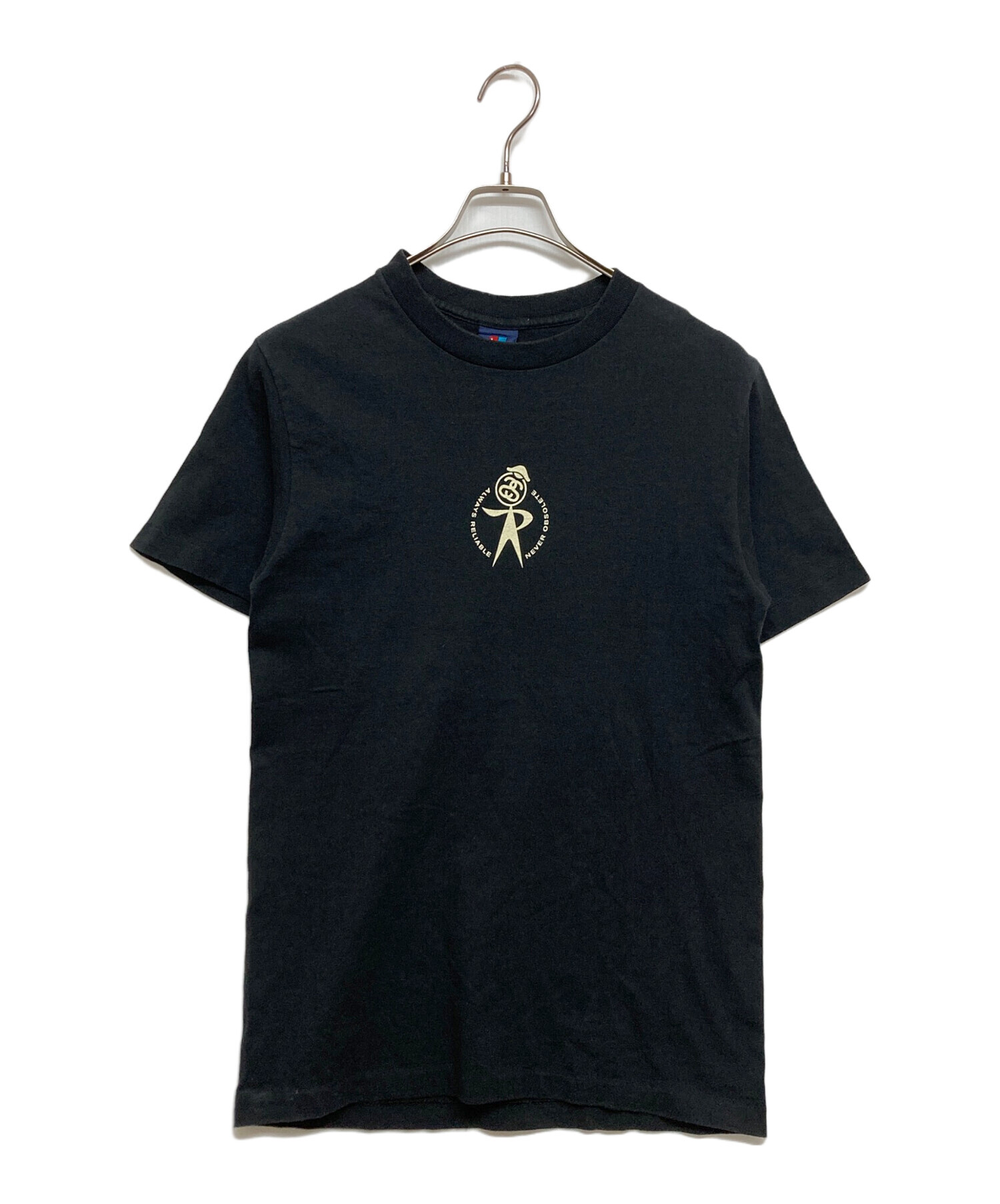 中古・古着通販】stussy (ステューシー) プリントTシャツ ブラック