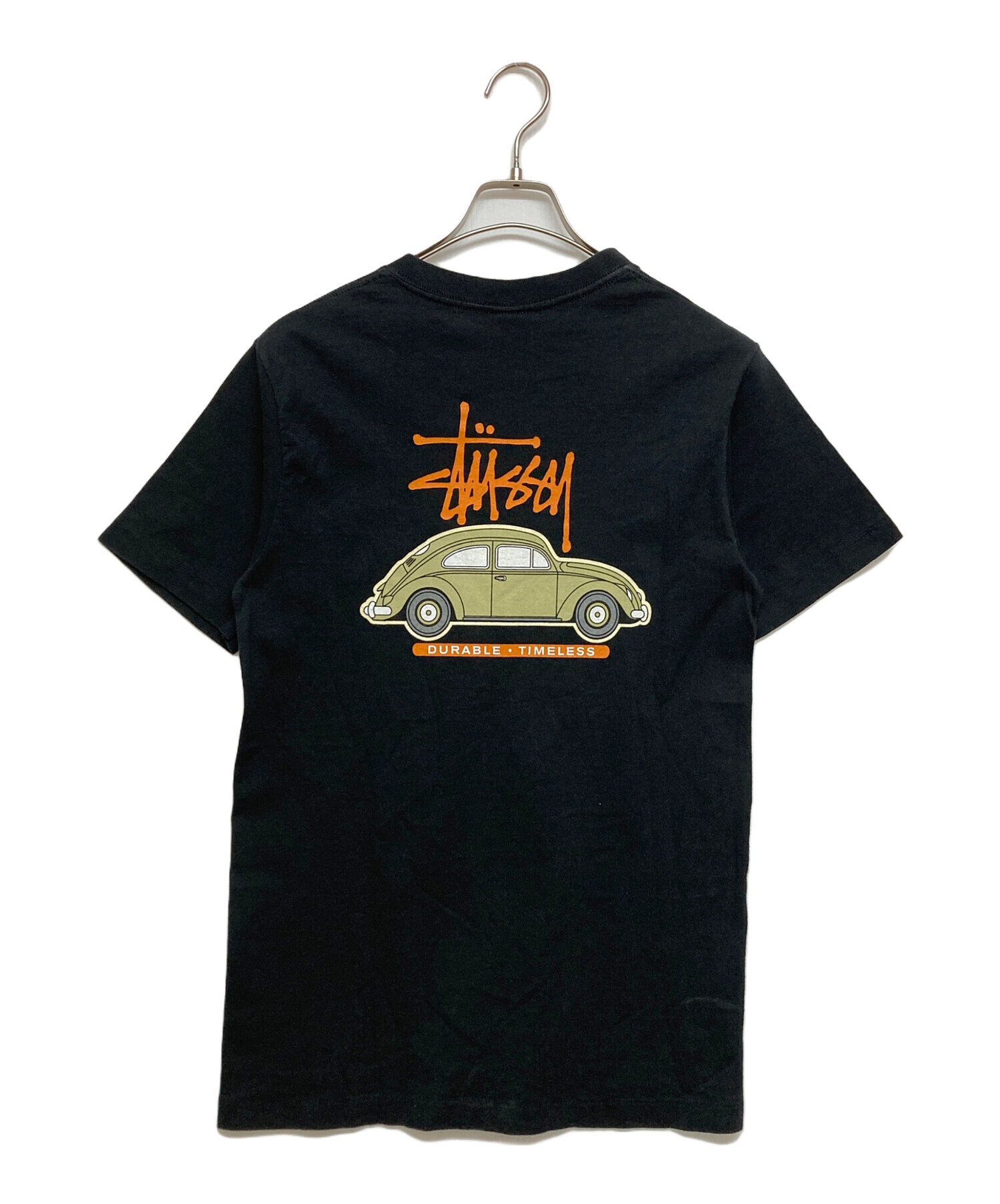 中古・古着通販】stussy (ステューシー) プリントTシャツ ブラック