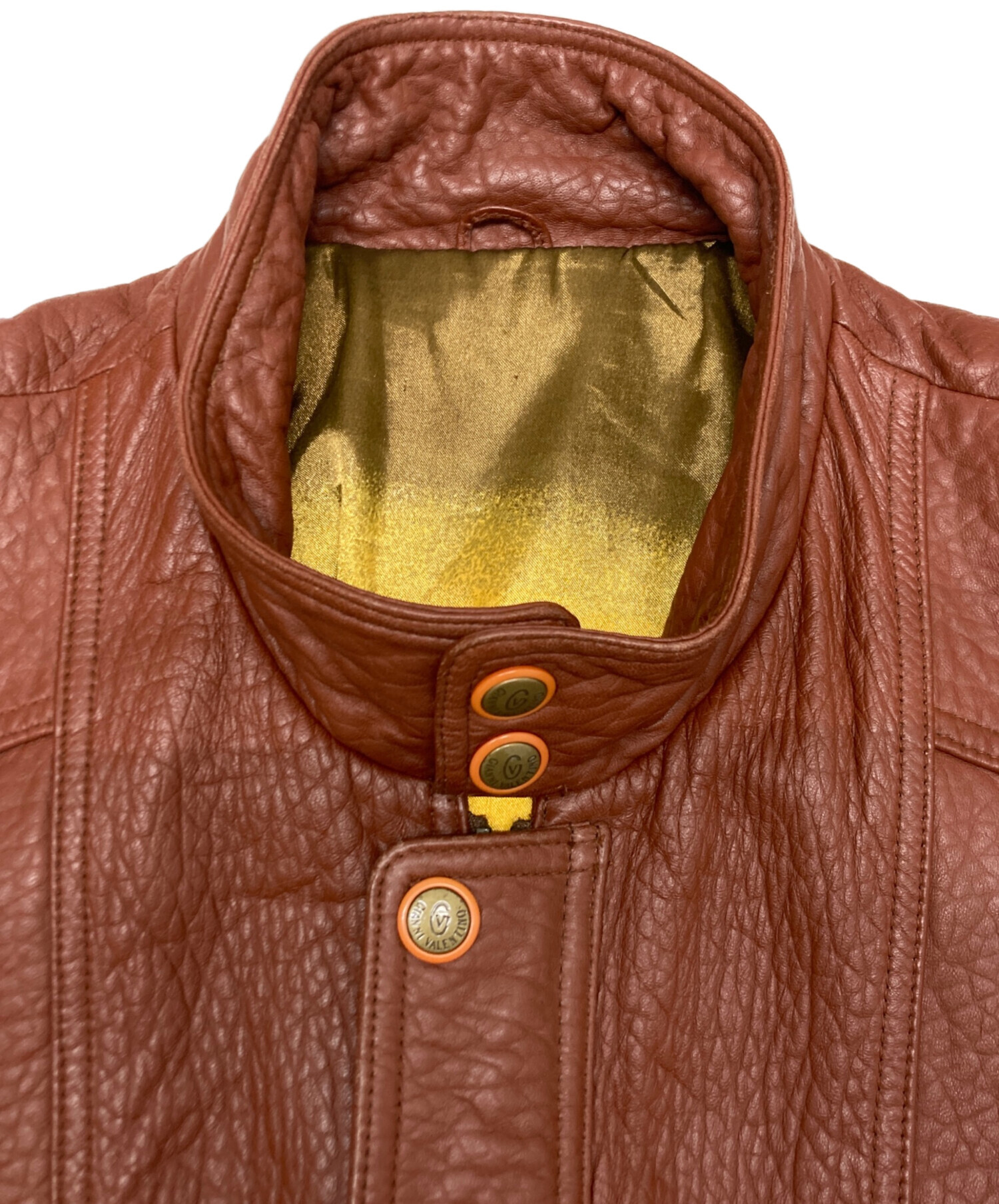 中古・古着通販】GIANNI VALENTINO (ジャンニバレンチノ) レザー