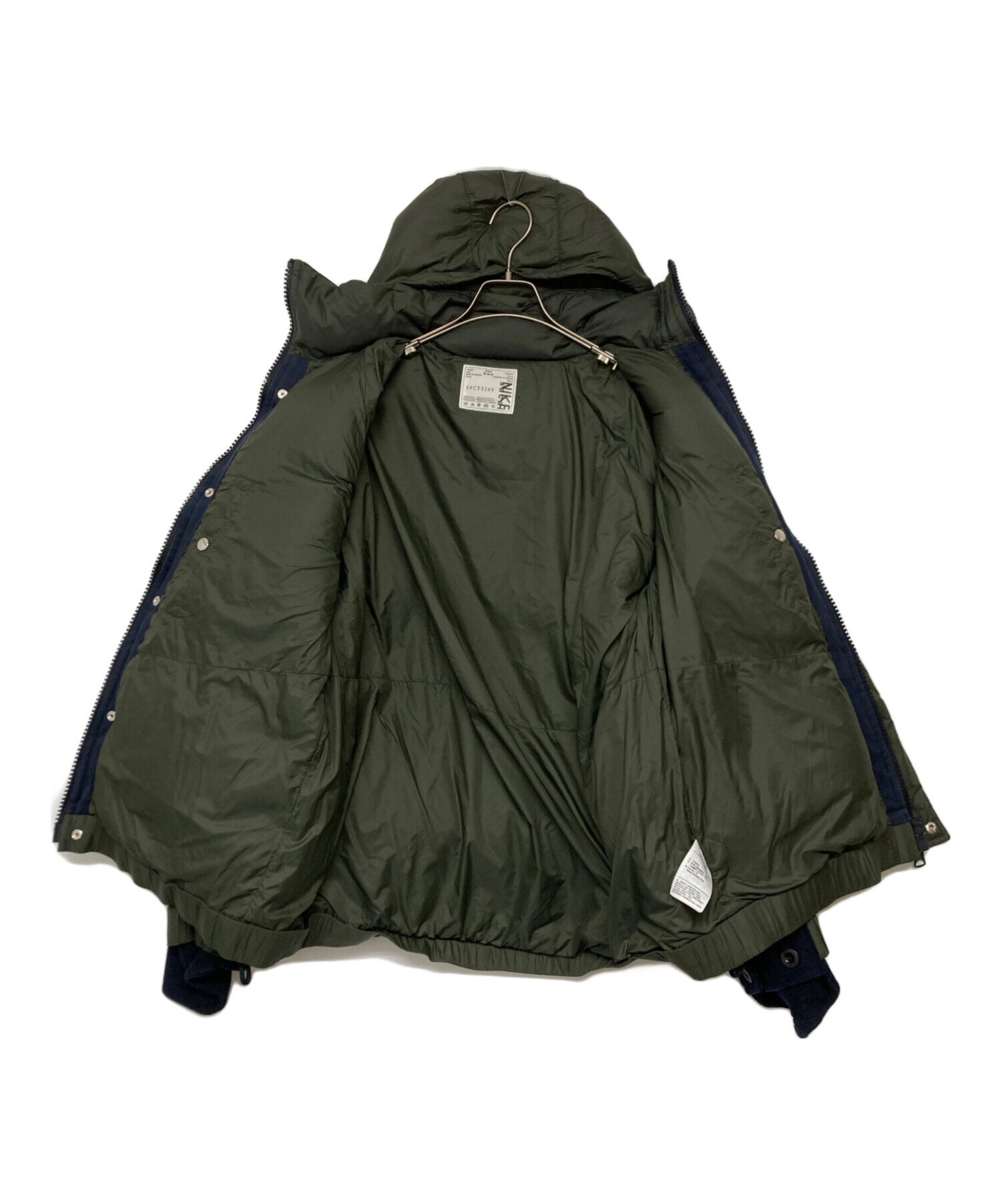 中古・古着通販】NIKE (ナイキ) sacai (サカイ) ダウンジャケット 