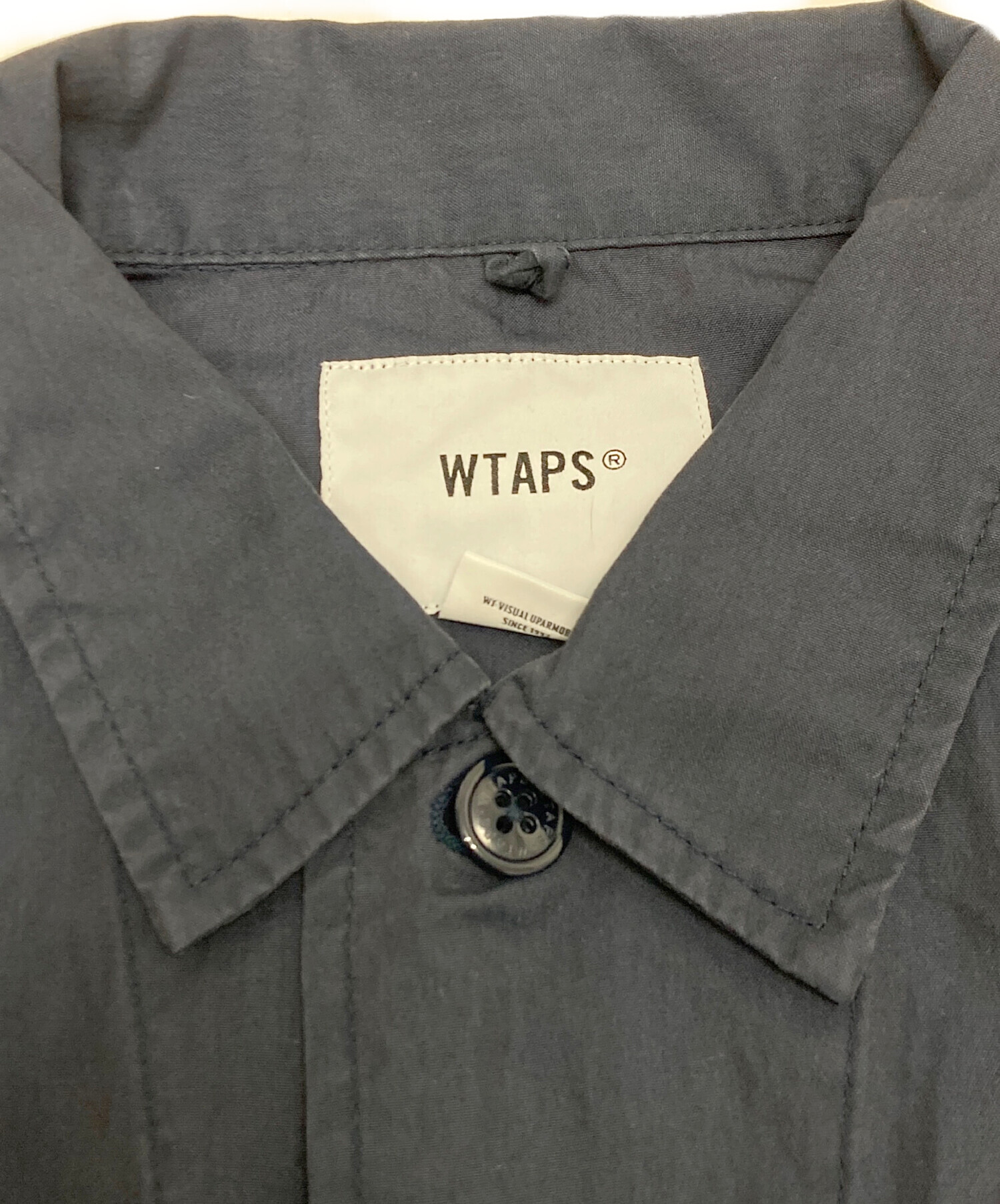 中古・古着通販】WTAPS (ダブルタップス) JUNGLE LS 01 SHIRT ネイビー