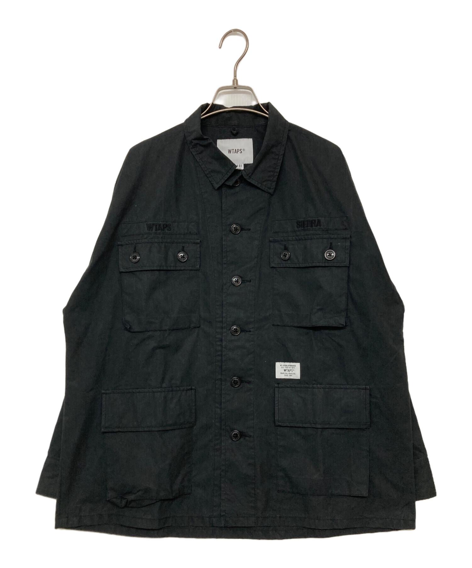 中古・古着通販】WTAPS (ダブルタップス) JUNGLE LS SHIRT ネイビー