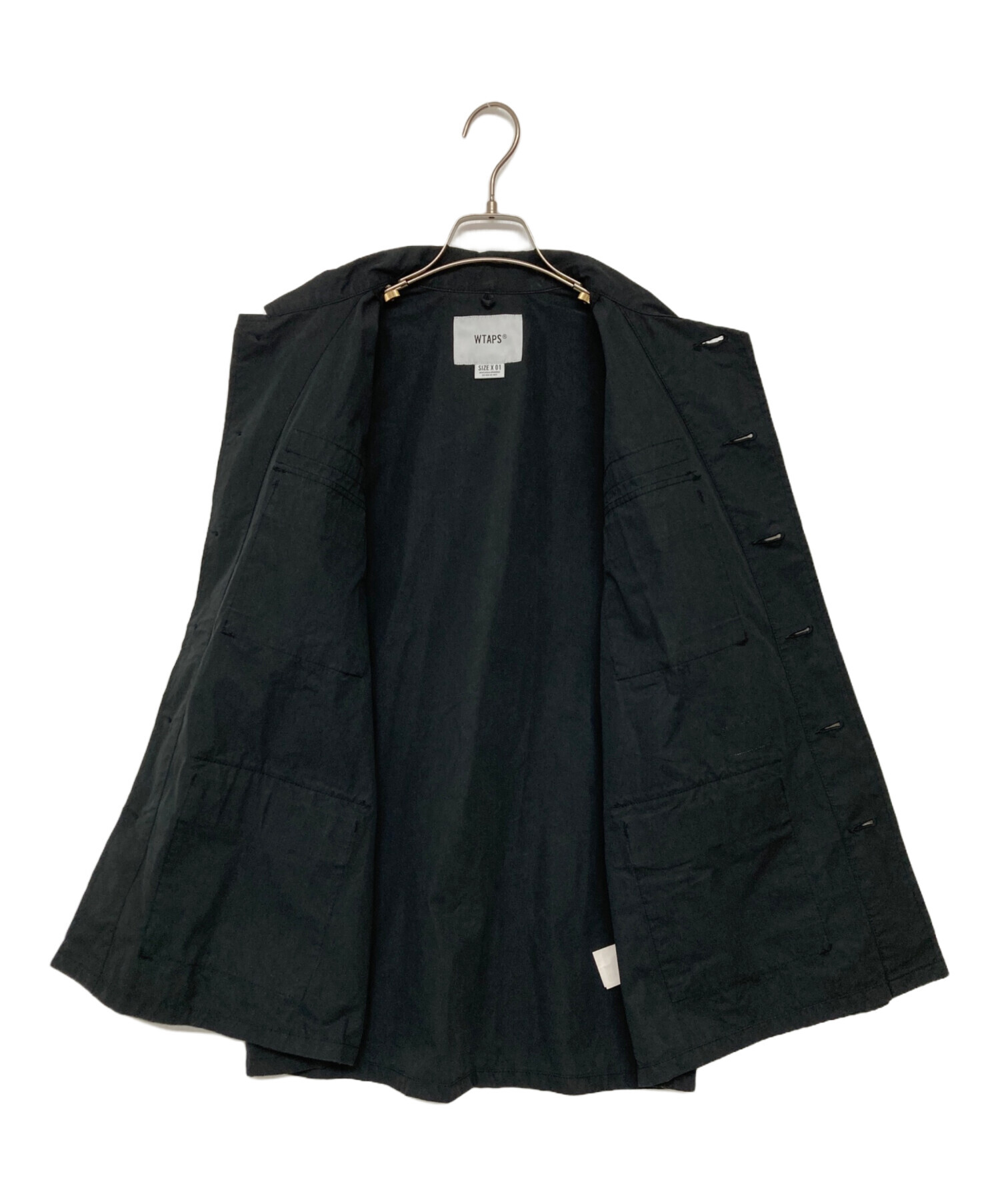 中古・古着通販】WTAPS (ダブルタップス) JUNGLE LS SHIRT ネイビー