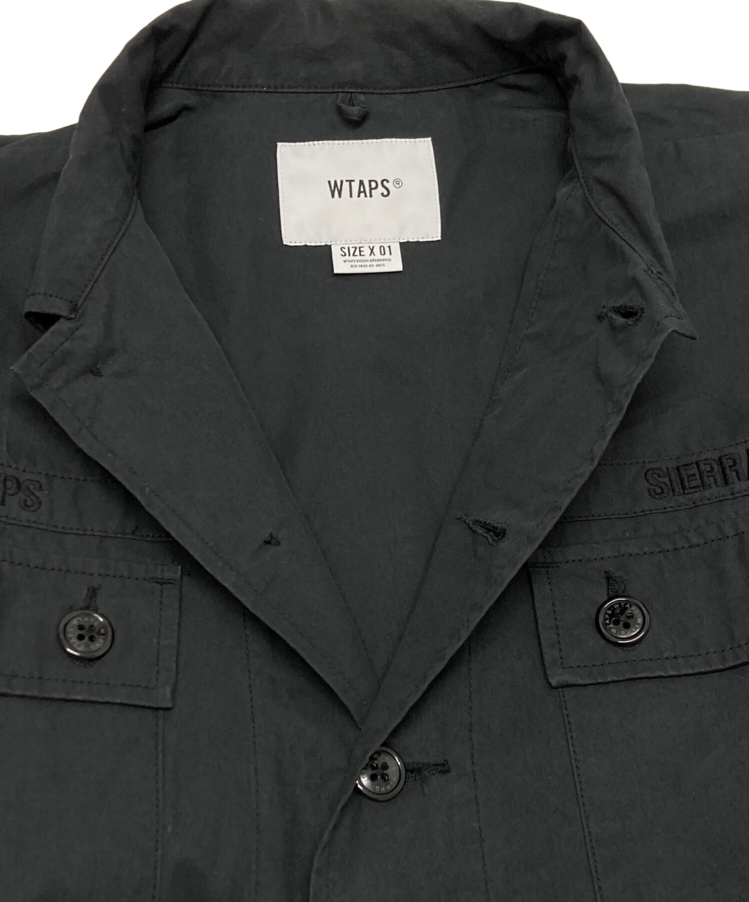 中古・古着通販】WTAPS (ダブルタップス) JUNGLE LS SHIRT ネイビー