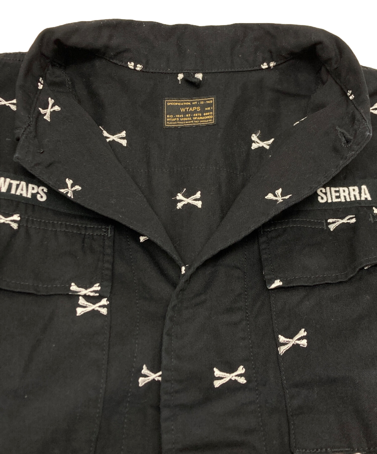 中古・古着通販】WTAPS (ダブルタップス) JUNGLE LS SHIRT ブラック
