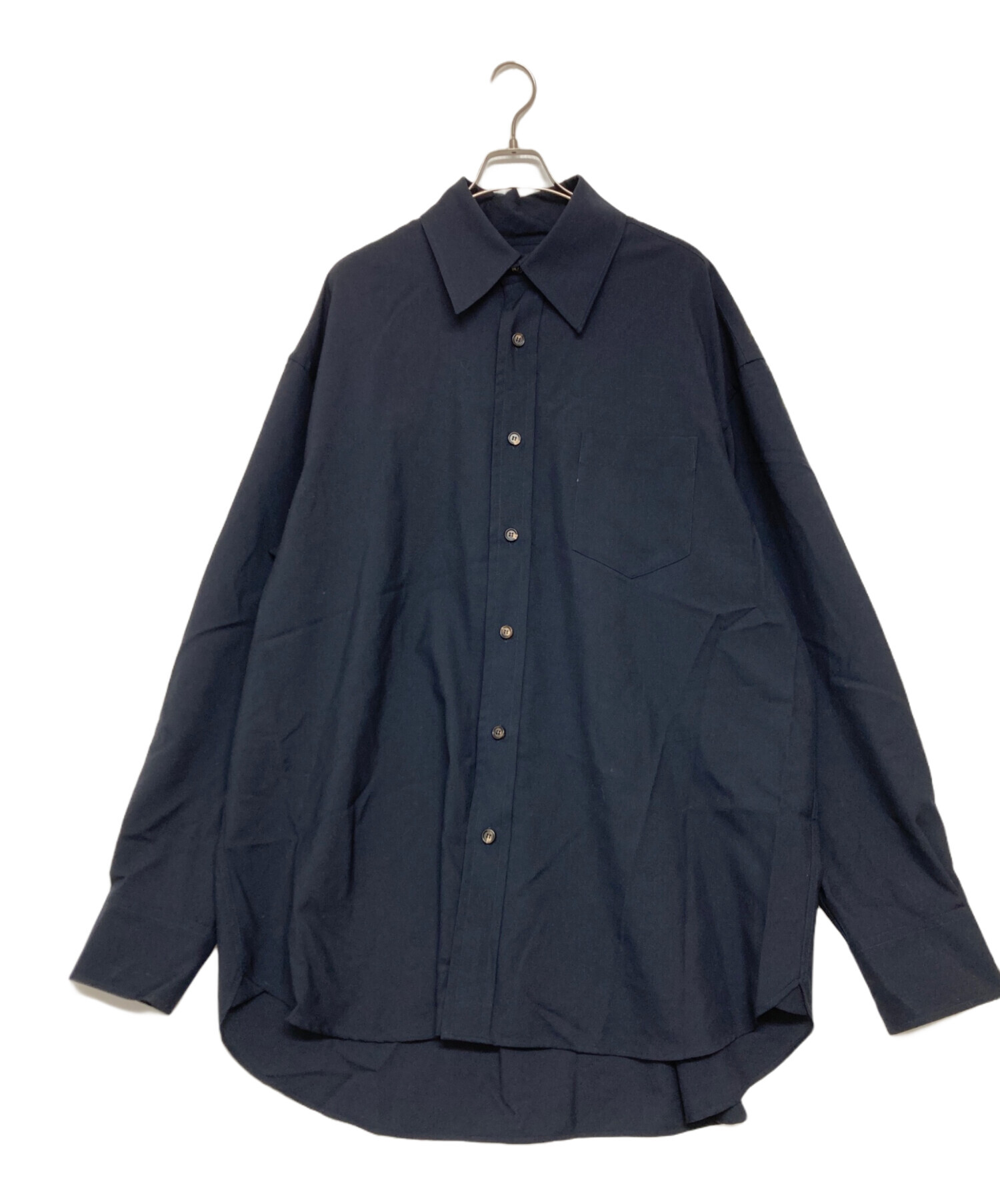 MARNI MARNI マルニ ブラウス -(M位) 紺 マルニ ブラウス 40(M位) 紺x白(