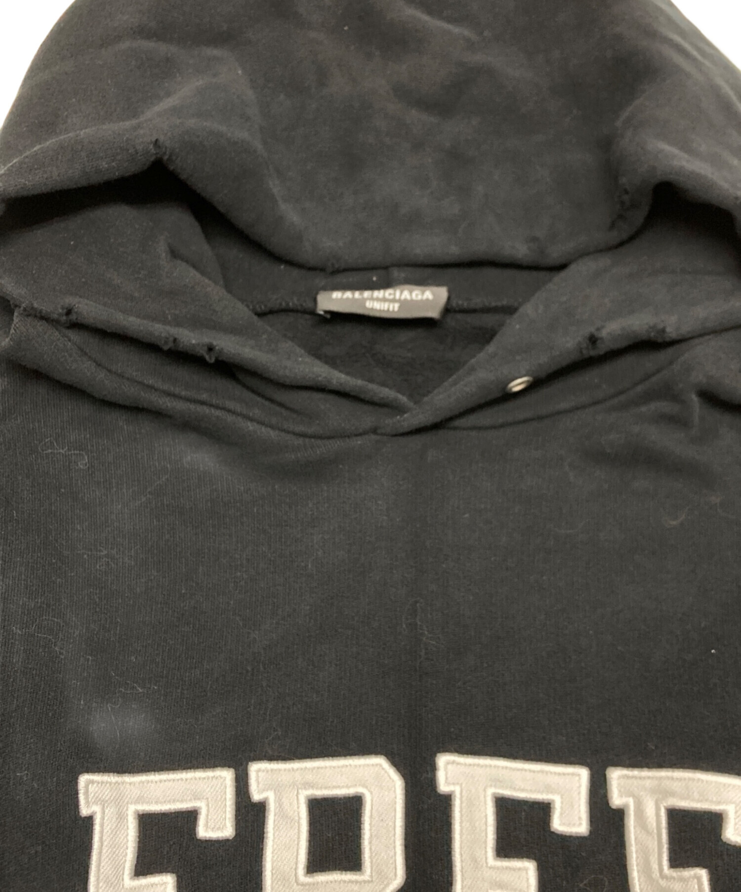 中古・古着通販】BALENCIAGA (バレンシアガ) FREE NO RIB HOODIE