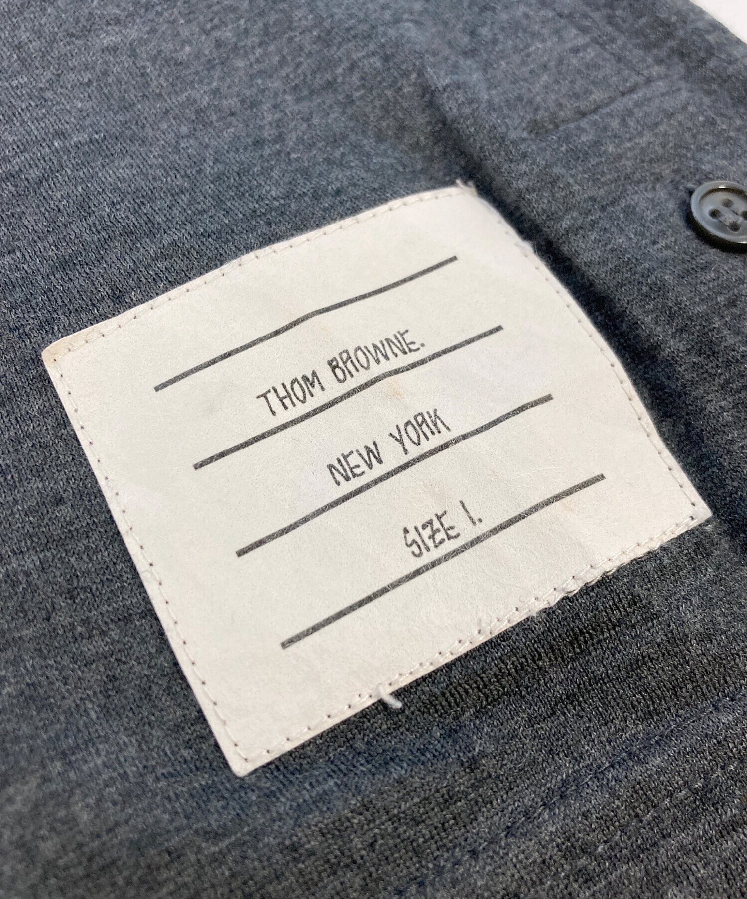 中古・古着通販】Thom Browne (トムブラウン) ポロシャツ グレー