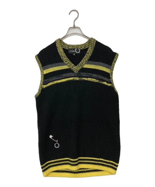RAF SIMONS × FRED PERRY ニットベスト 中古・古着通販】RAF SIMONS (ラフシモンズ) FRED PERRY (フレッド