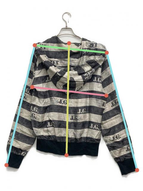 中古・古着通販】JOHN GALLIANO (ジョンガリアーノ) ボーダー ジップ