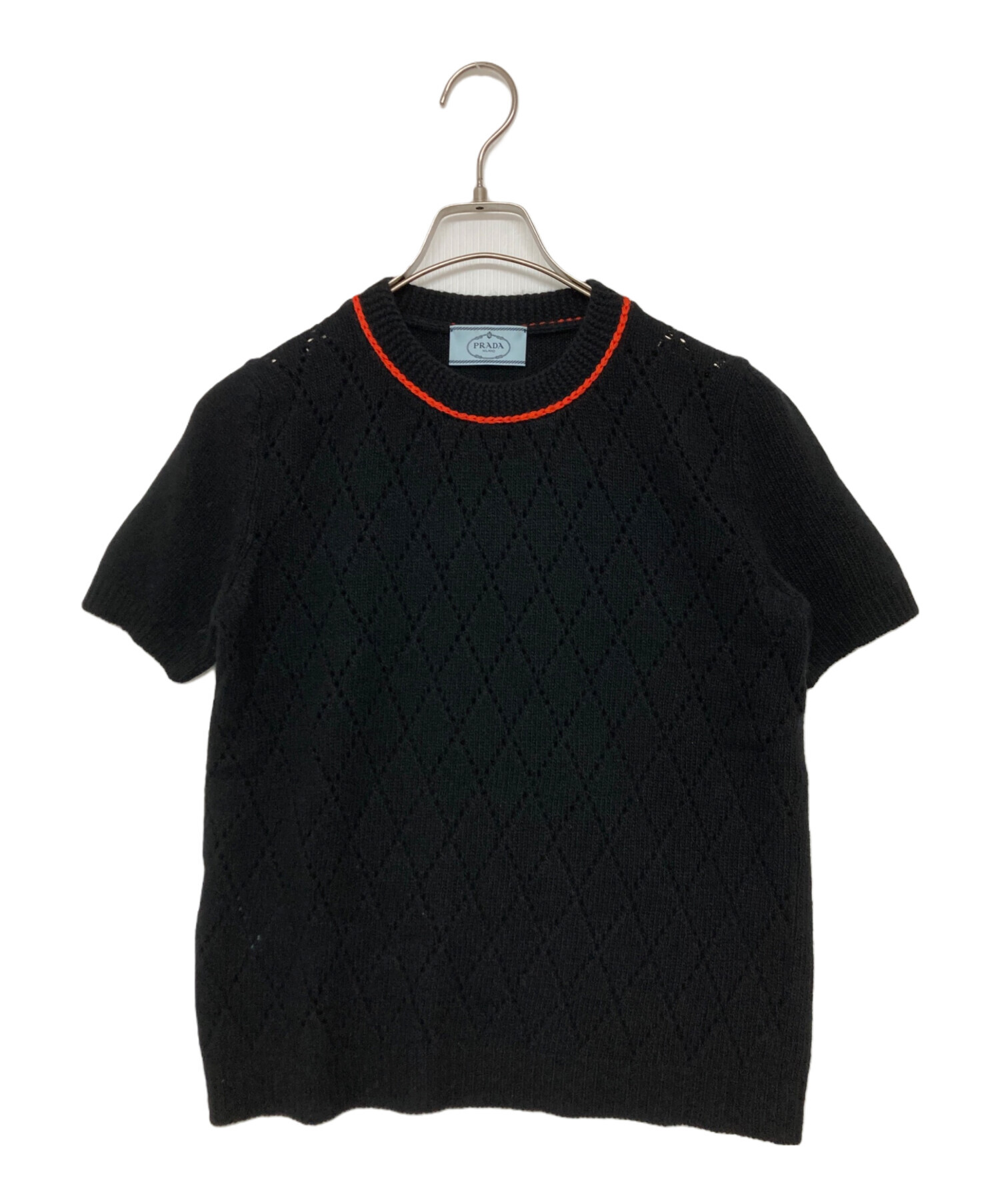 PRADA 長袖ウールショートセーター　40 中古・古着通販】PRADA (プラダ) ウール カシミヤ ショートスリーブ