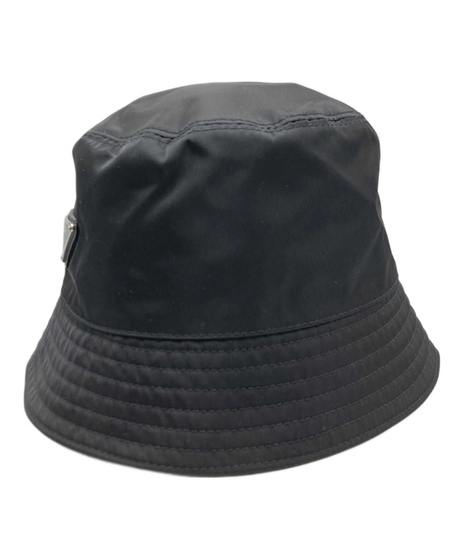 中古・古着通販】PRADA (プラダ) Re-nylonバケットハット ブラック 