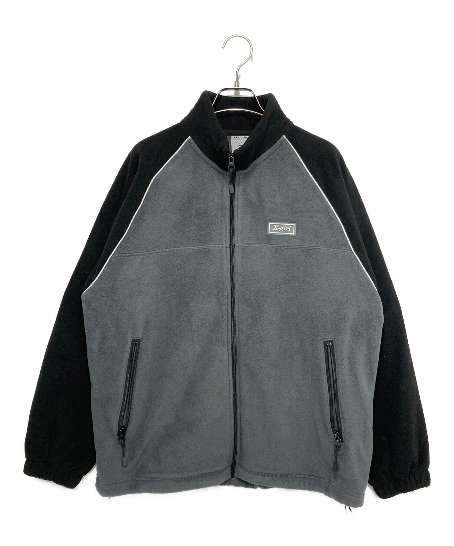 中古・古着通販】X-GIRL (エックスガール) RAGLAN FLEECE JACKET 