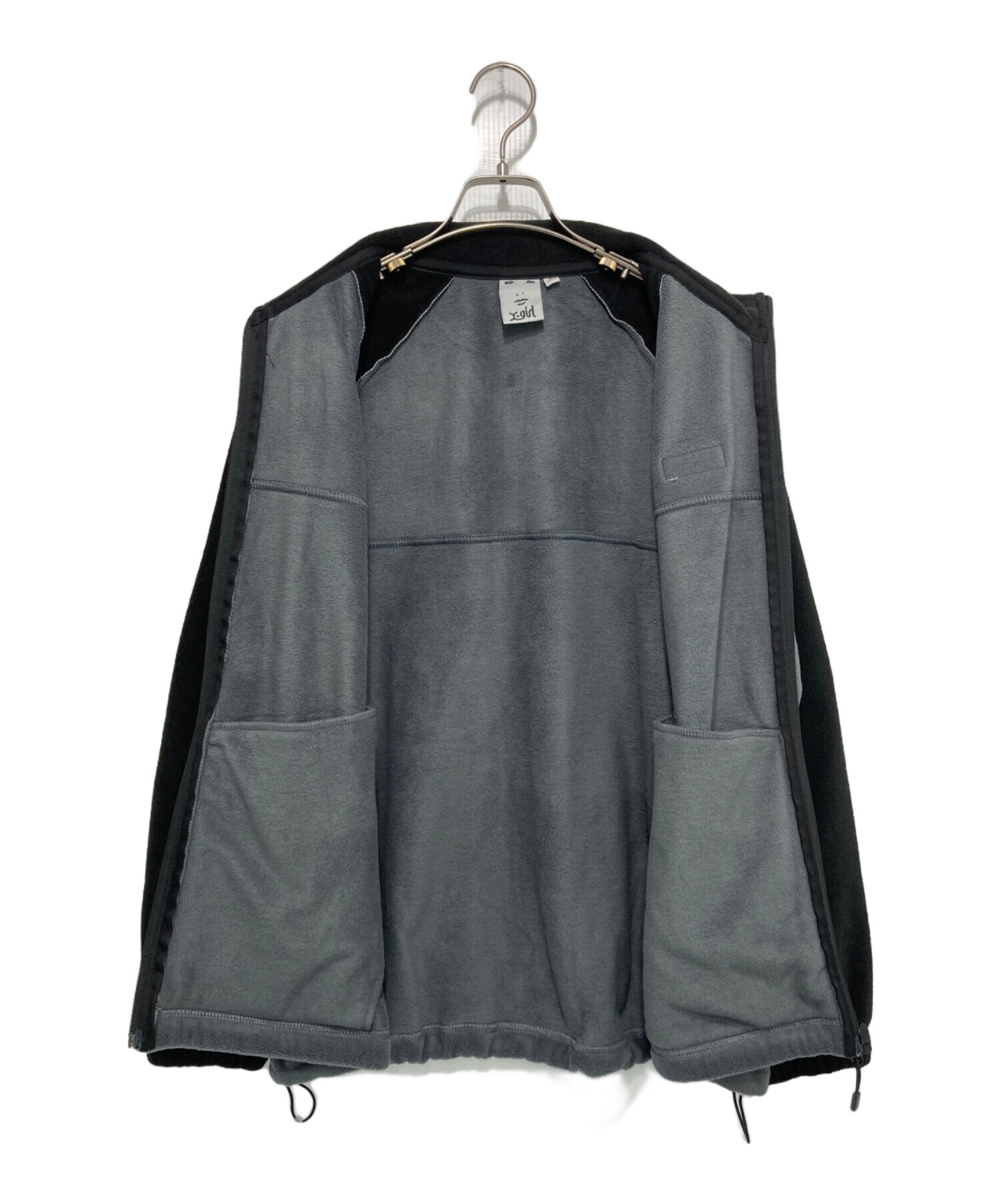 中古・古着通販】X-GIRL (エックスガール) RAGLAN FLEECE JACKET 