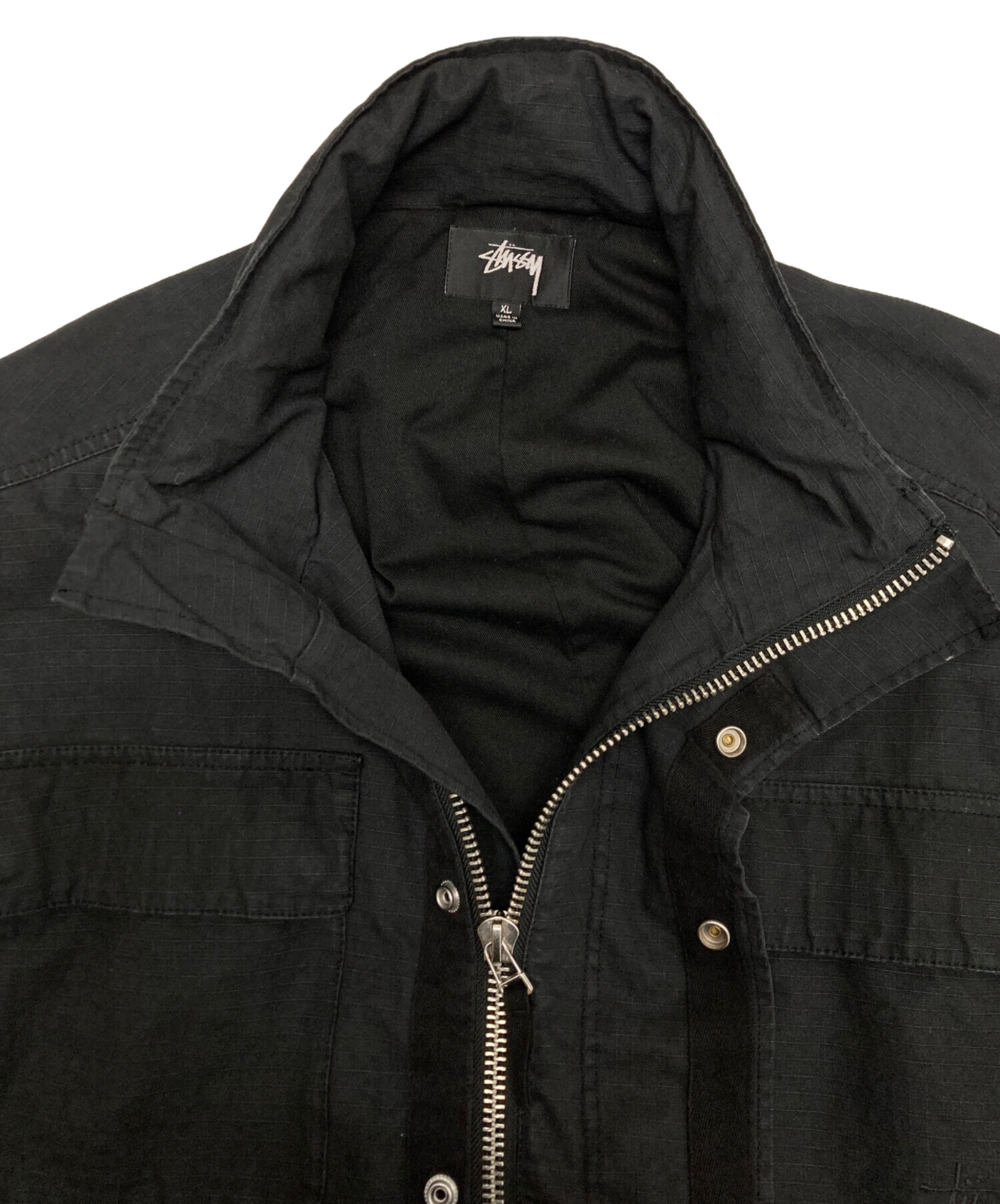 中古・古着通販】stussy (ステューシー) M65ジャケット ブラック