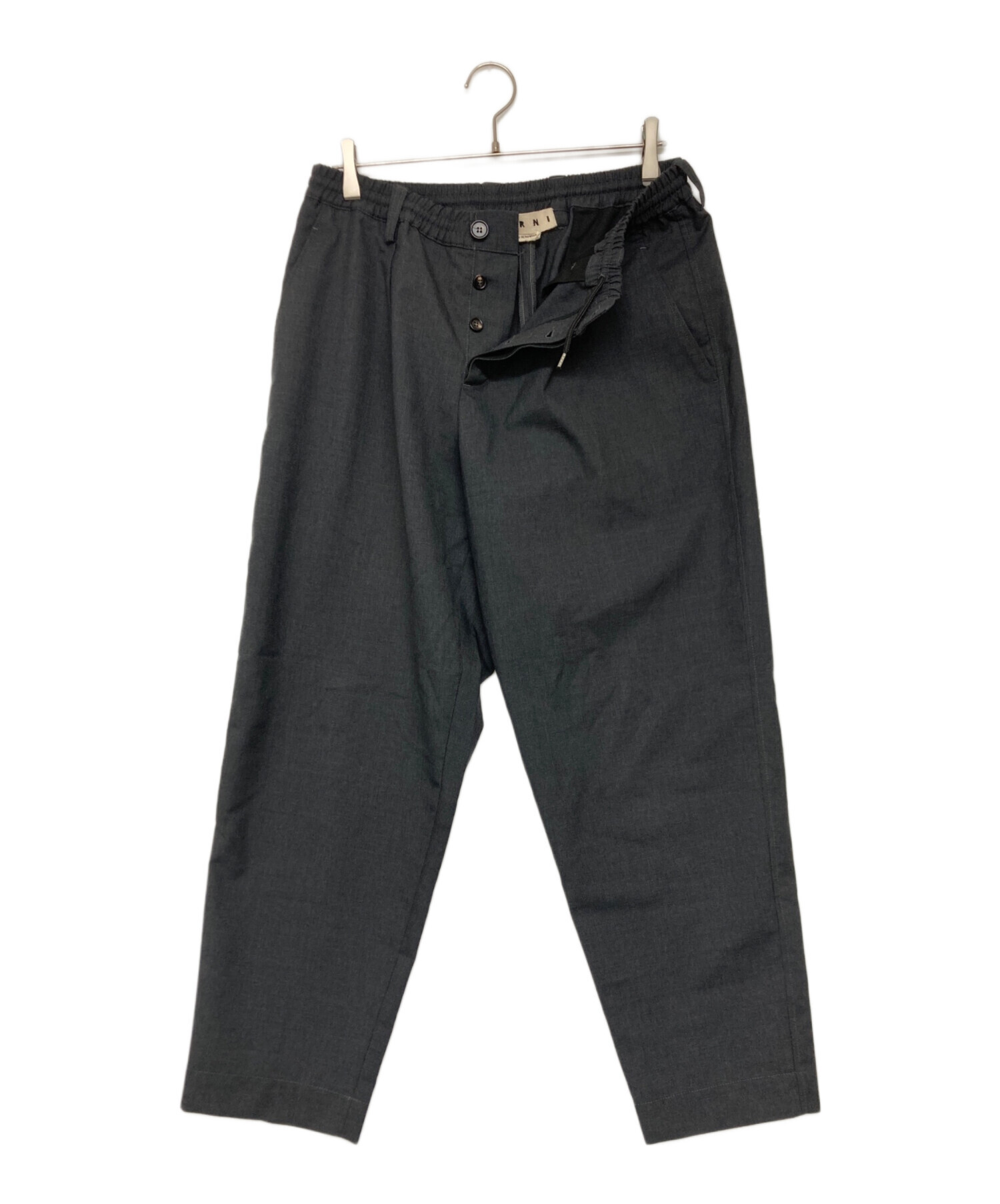 未使用に近い　現行　マルニ　パンツ　トロピカル　カラテ　38　M MARNI - 【ラスト1点】TROPICAL WOOL PANTS / トロピカルウール パンツ