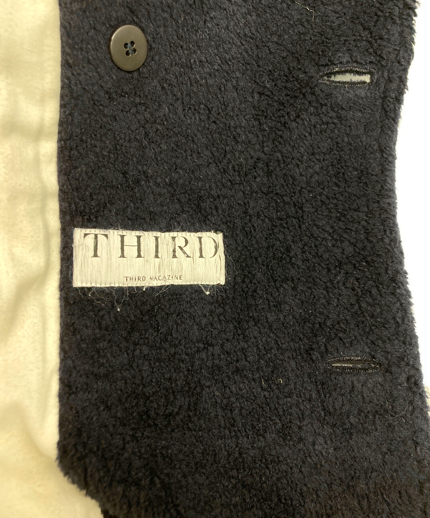 中古・古着通販】THIRD MAGAZINE (サードマガジン) 金ボタン付き ボアP