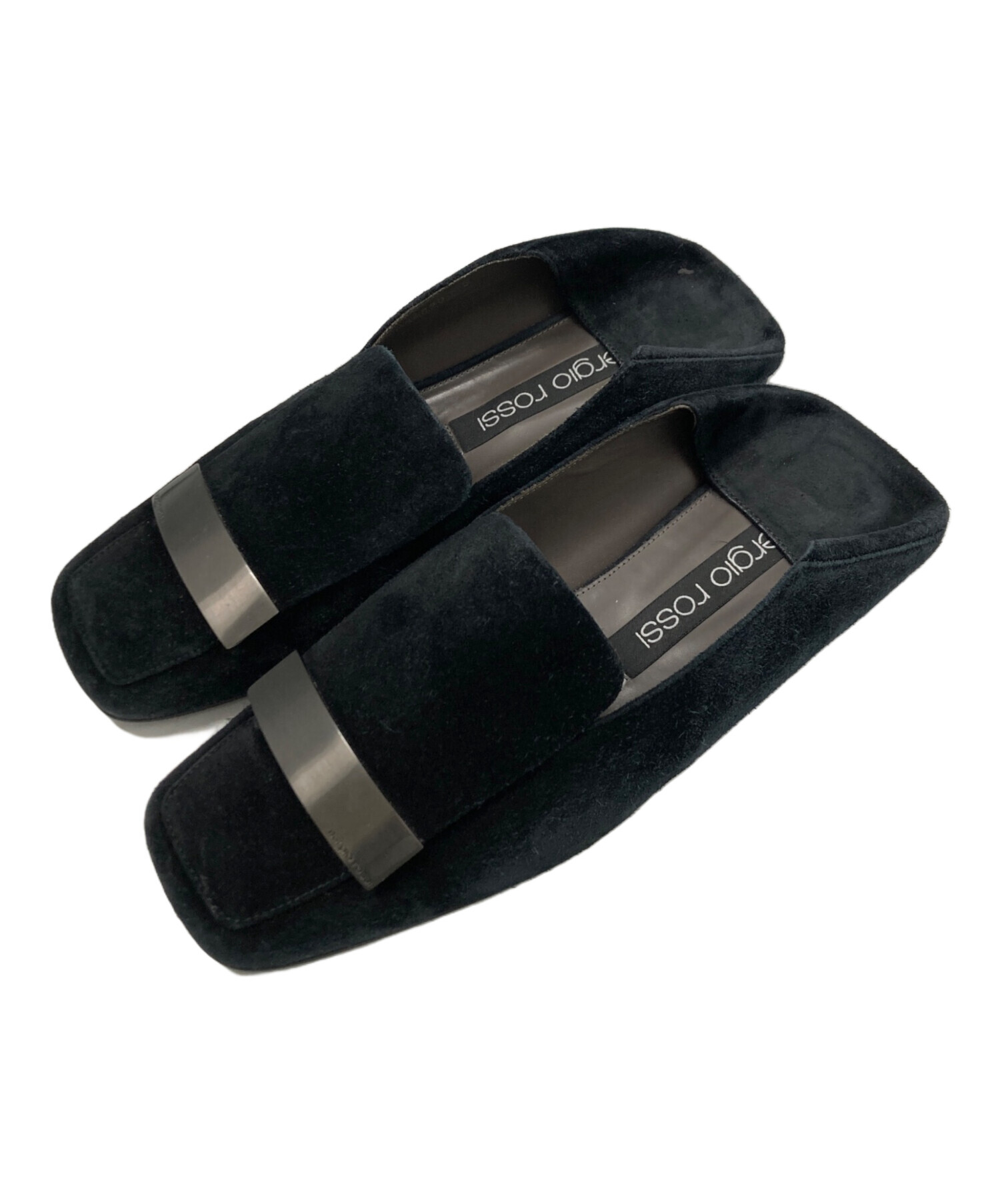 中古・古着通販】sergio rossi (セルジオロッシ) ロゴプレート レザー