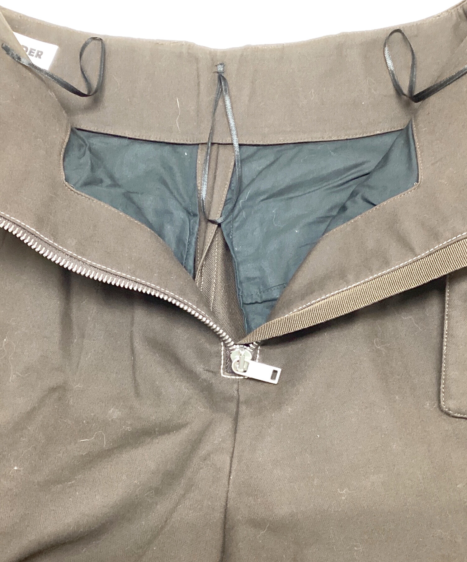 中古・古着通販】JIL SANDER (ジルサンダー) ベルテッドパンツ