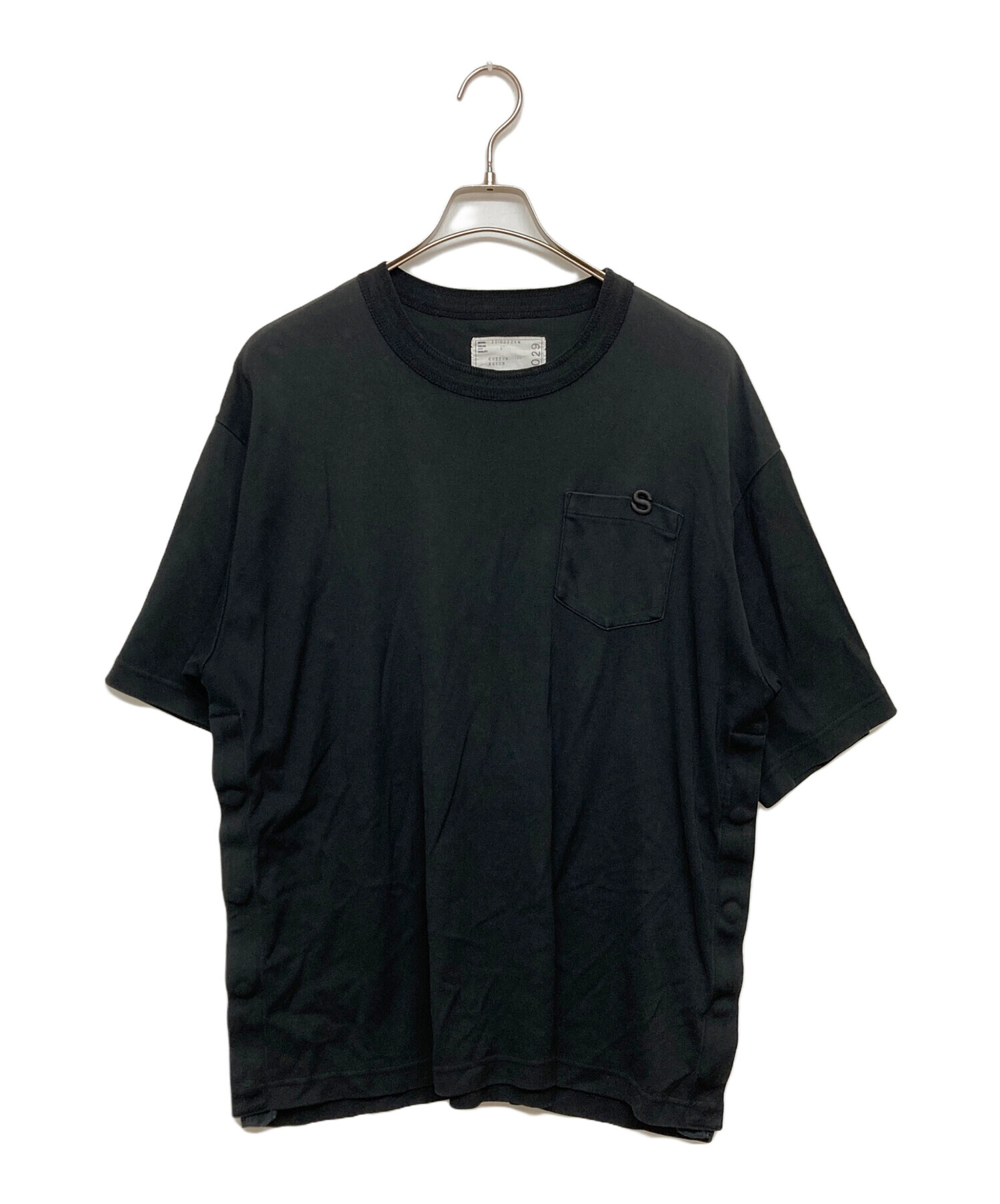 中古・古着通販】sacai (サカイ) s Cotton Jersey T-Shirt ブラック