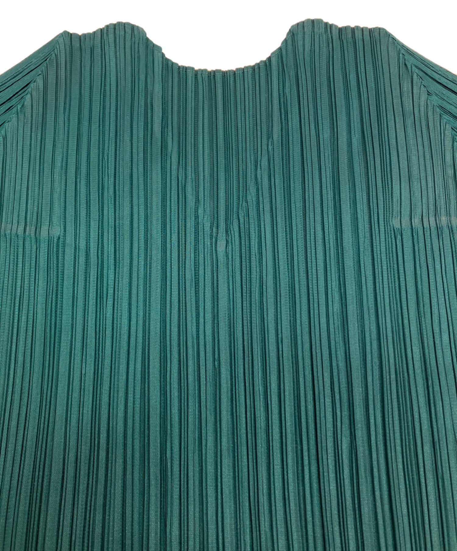 PLEATS PLEASE プリーツプリーズ ブラウス XXL 緑 【古着】【中古】【送料無料】 中古・古着通販】PLEATS PLEASE (プリーツプリーズ) プリーツシャツ