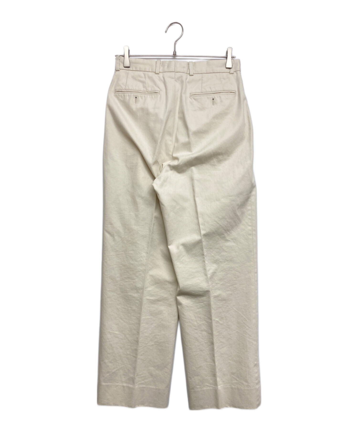 中古・古着通販】NEAT (ニート) タックテーパードパンツ ホワイト