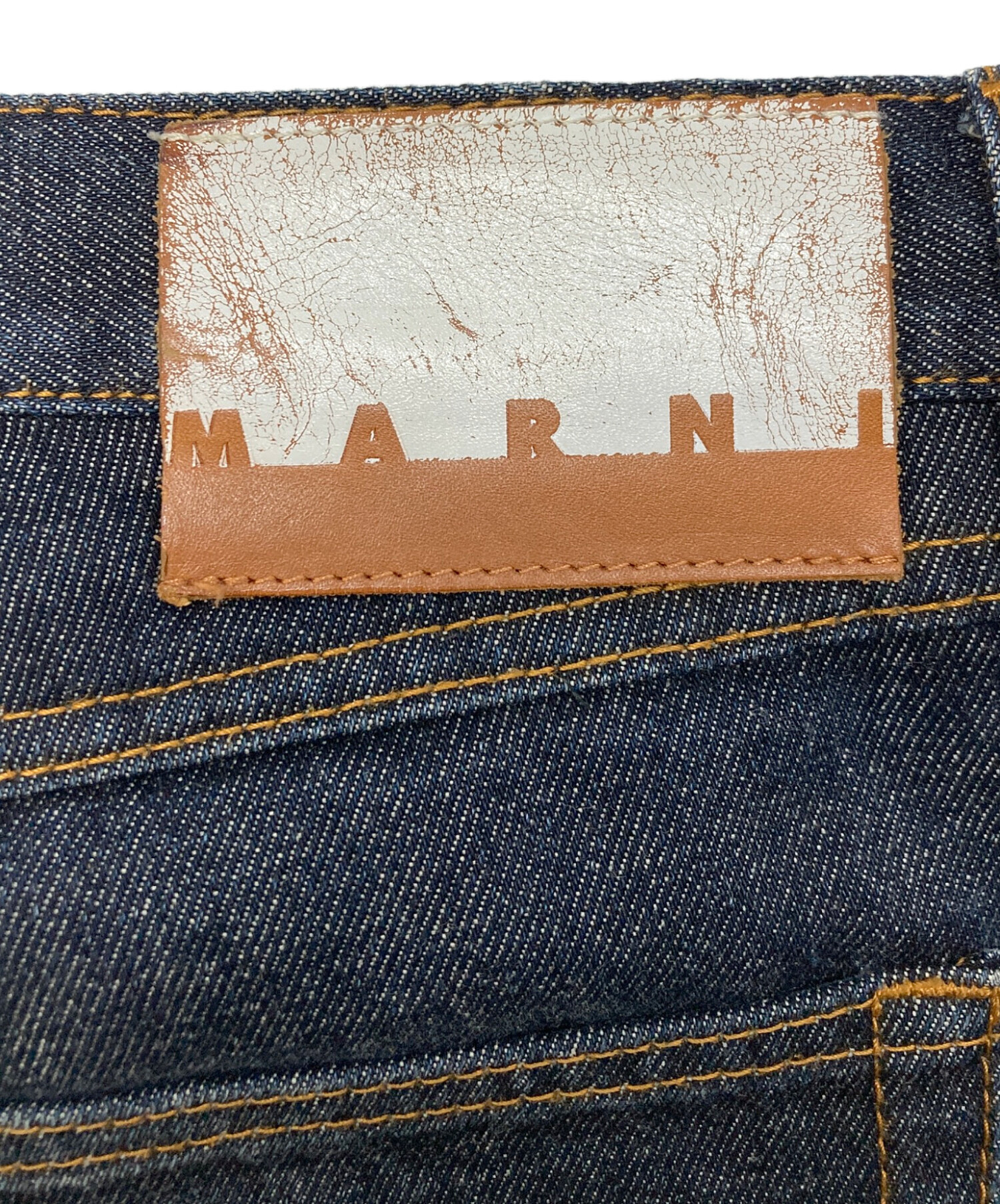 中古・古着通販】MARNI (マルニ) ウォッシュドワイドデニムパンツ