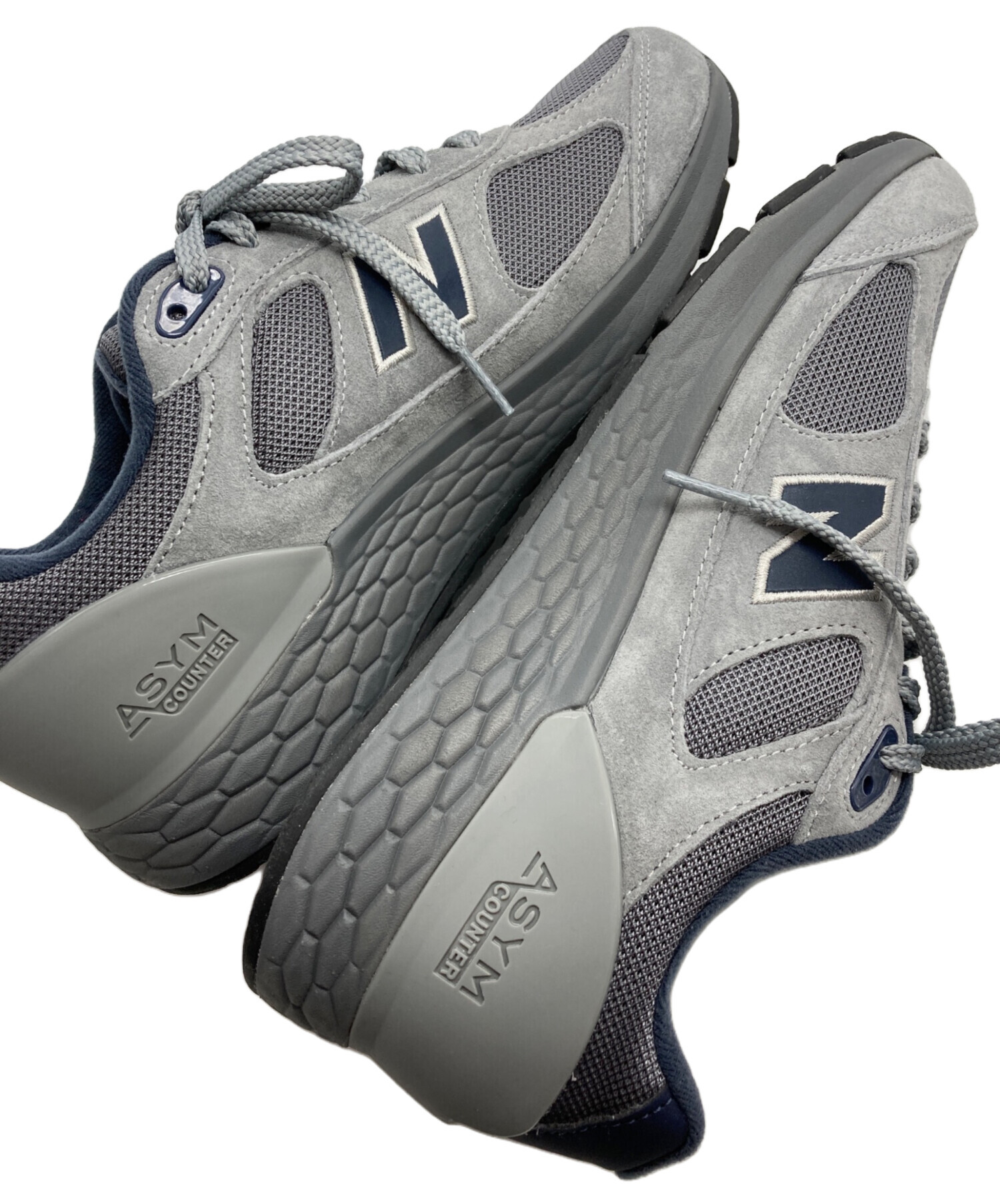 新品 New Balance スポーツシューズ グレー/ネイビー 24.0 中古・古着通販】NEW BALANCE (ニューバランス) スニーカー ネイビー