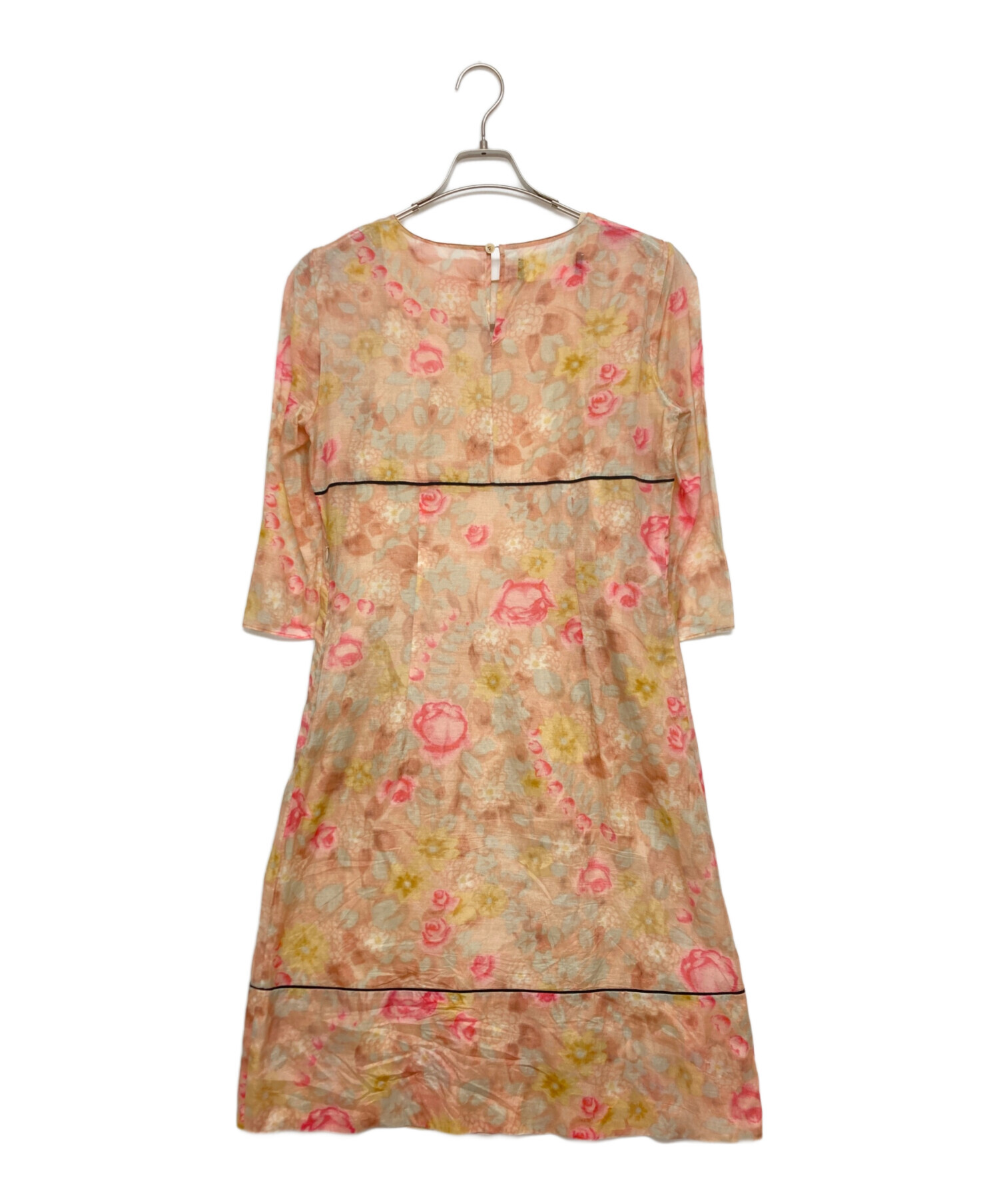 中古・古着通販】MARNI (マルニ) 半袖ワンピース ピンク サイズ:SIZE 
