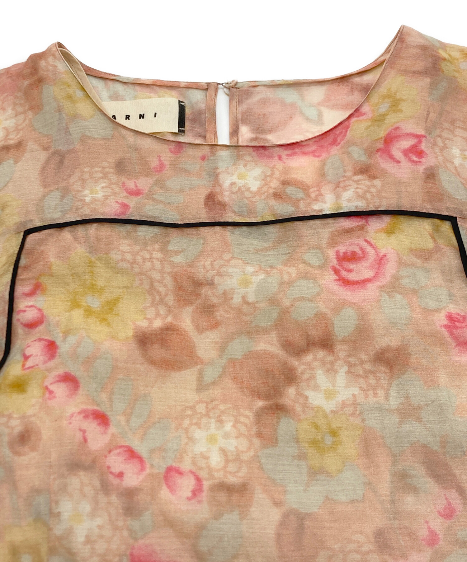 中古・古着通販】MARNI (マルニ) 半袖ワンピース ピンク サイズ